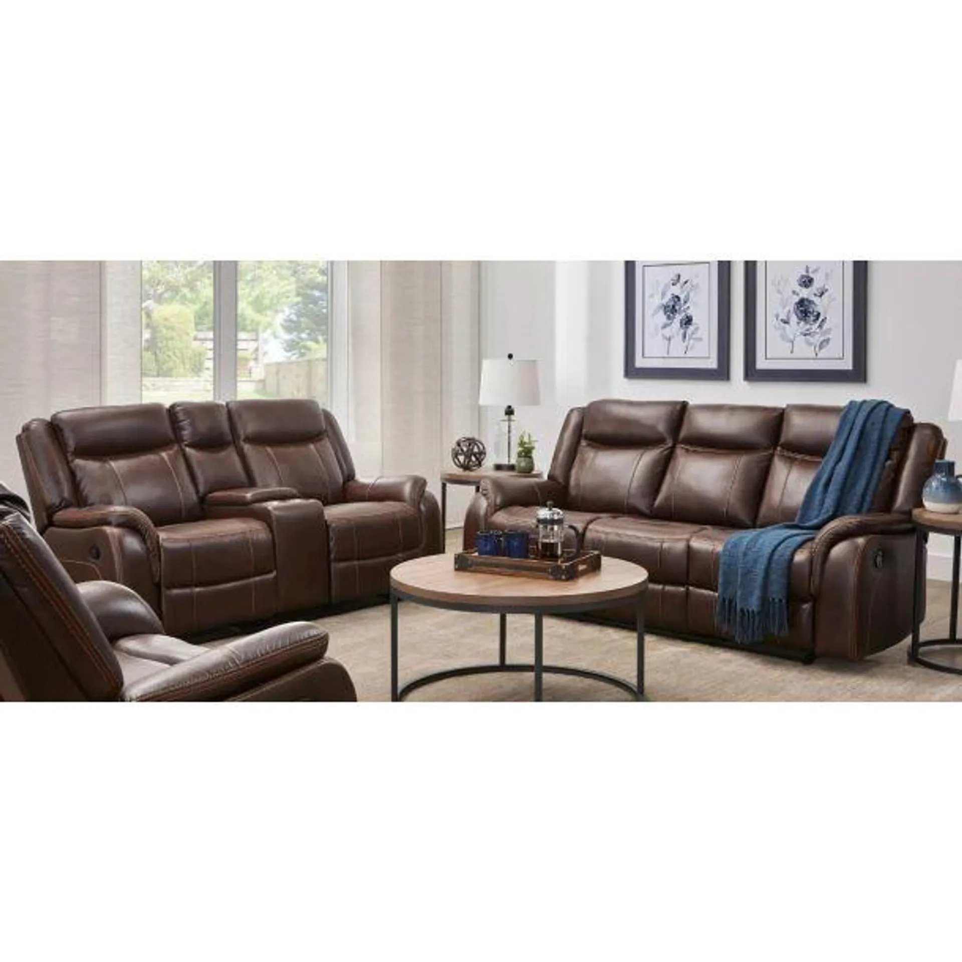 Catarina Sofa and Loveseat Recliners