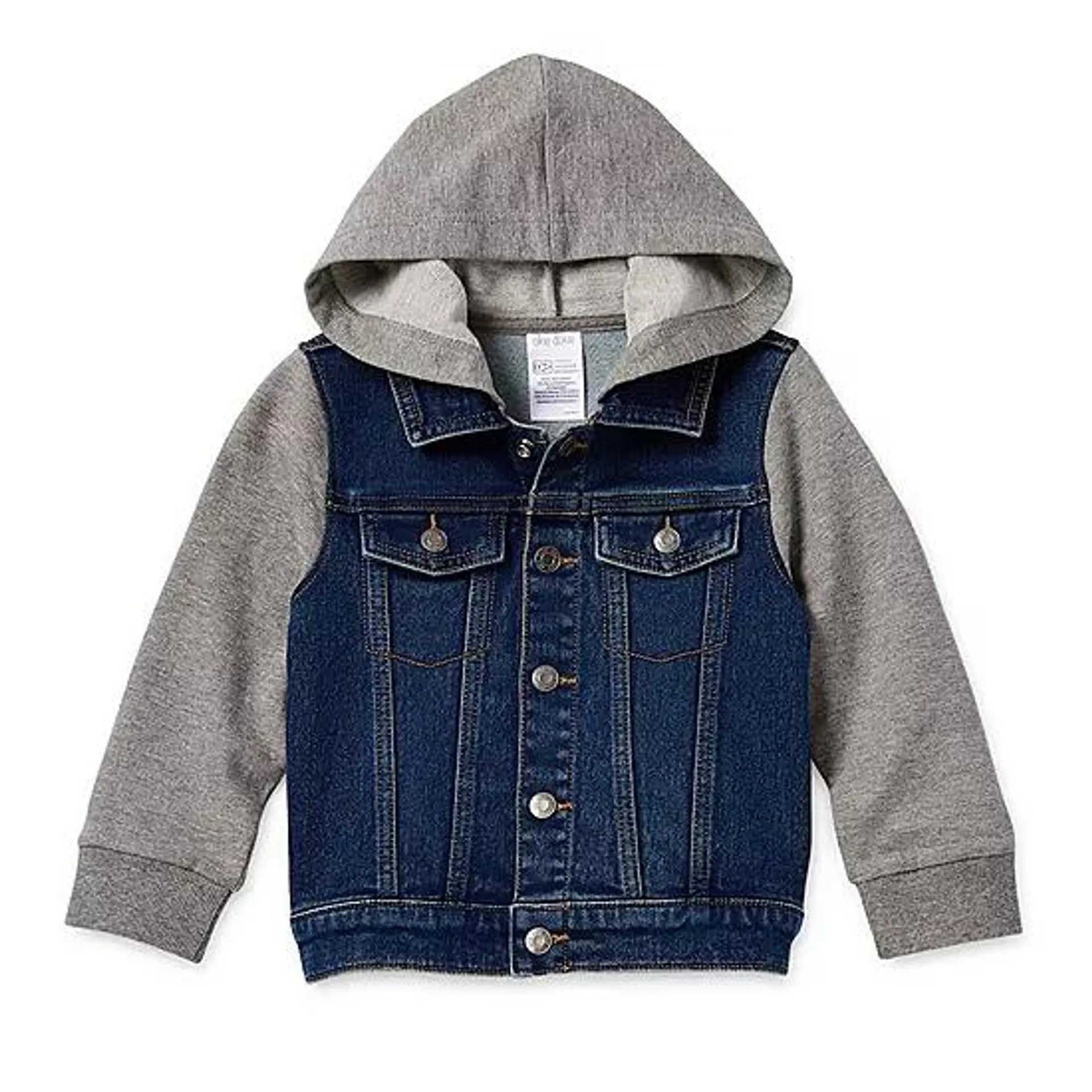 Okie Dokie Boys Hooded Midweight Shirt Jacket