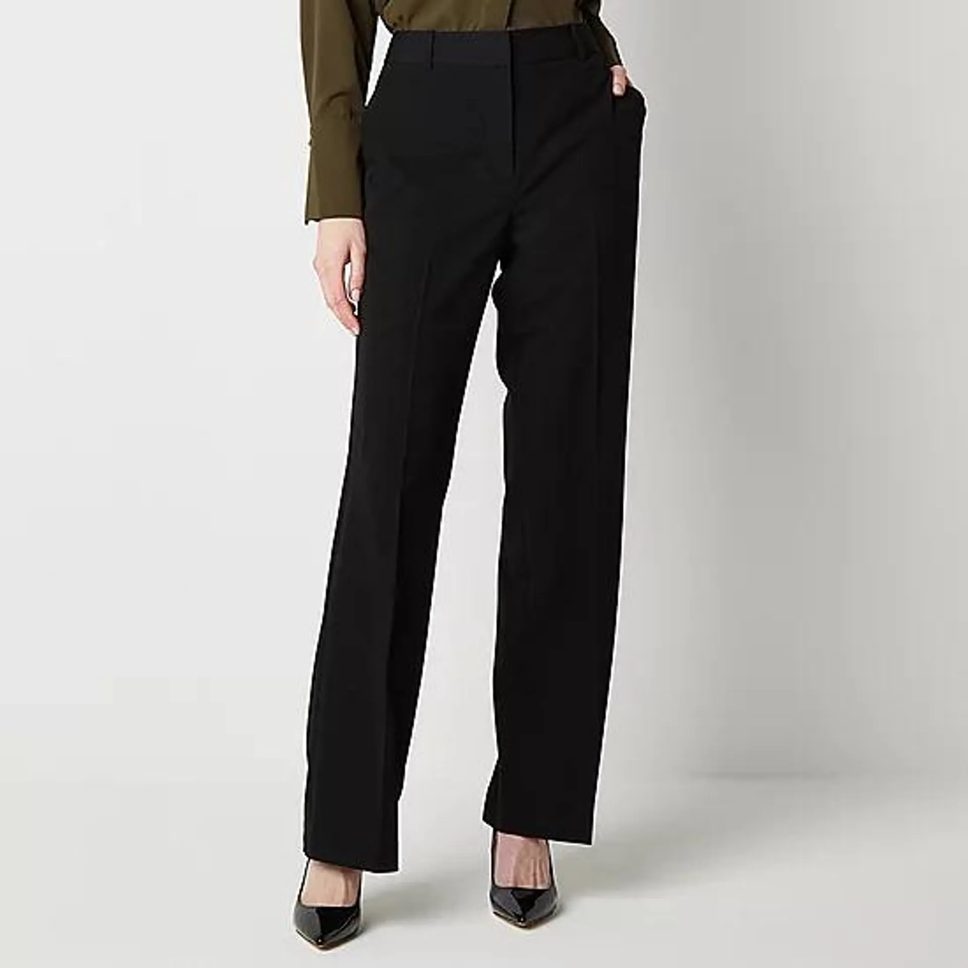 Worthington Womens High-Rise Modern Trouser