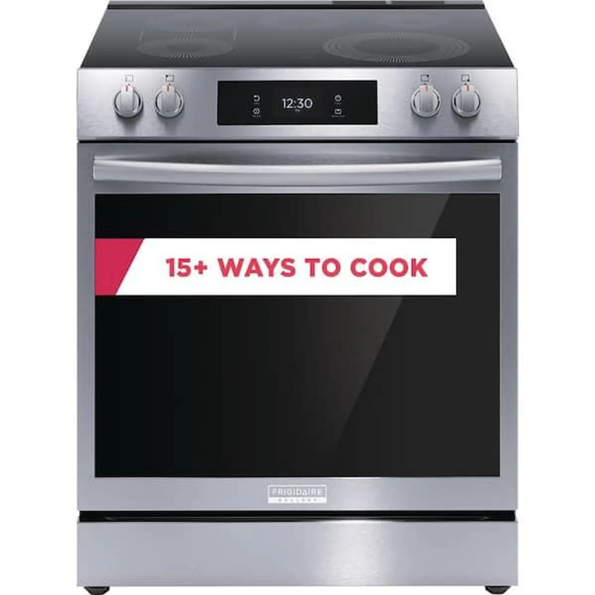 Gallery 30 in. 6.2 cu.ft. 5 Burner Element Slide-In Electric Range w/ Total Convection & Air Fry, SmudgeProof Stainless