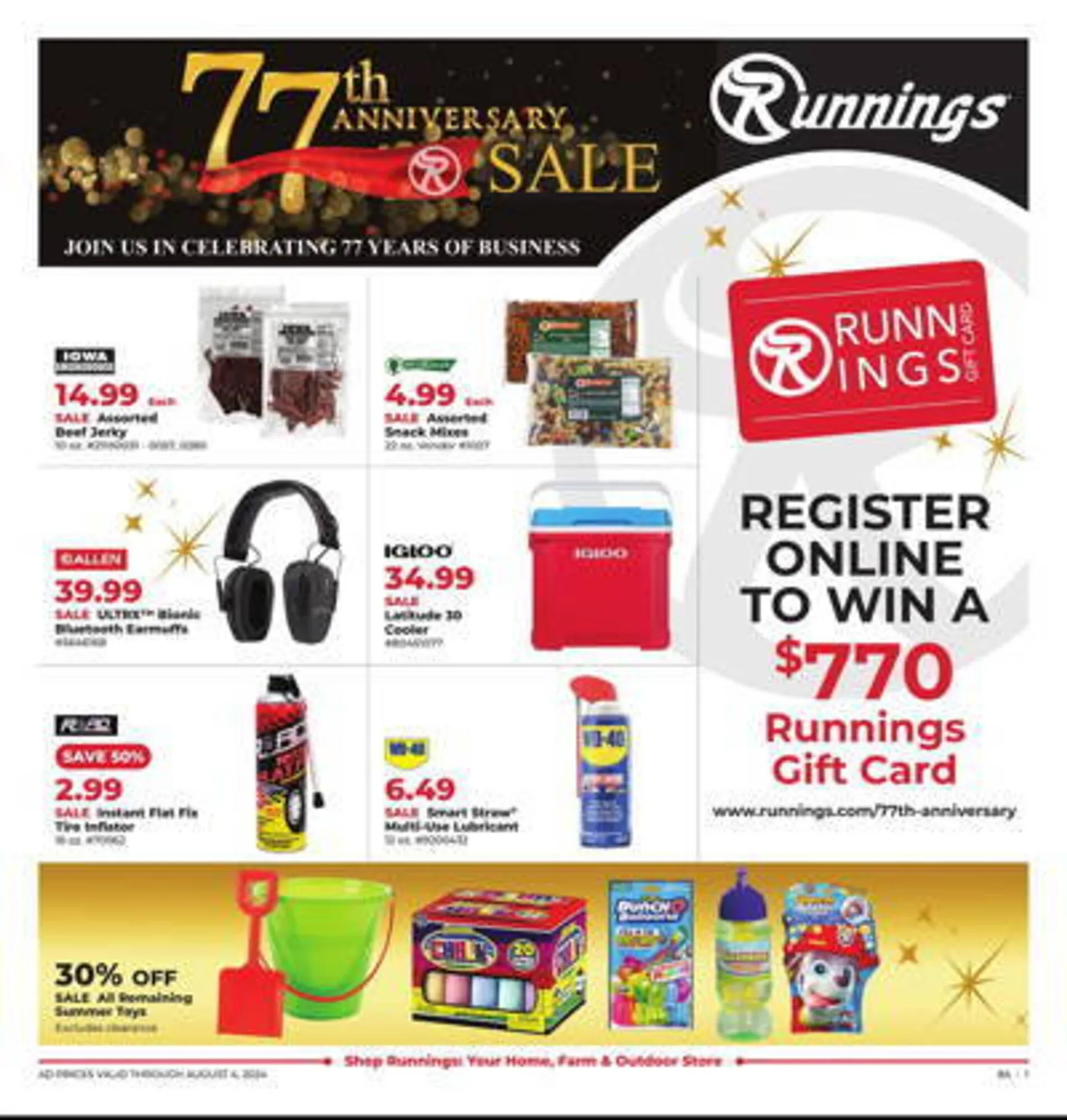 Runnings Weekly Ad - 1