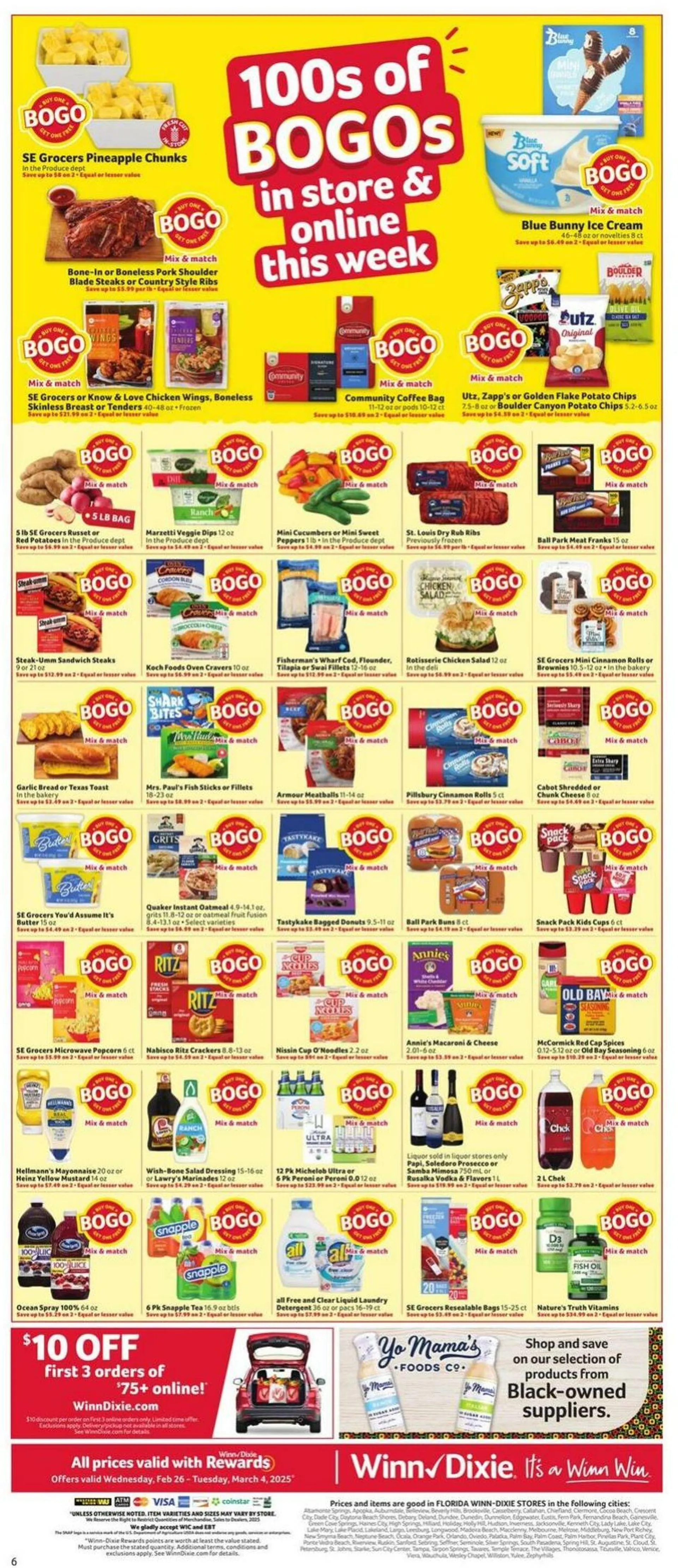 Catálogo de Winn Dixie Current weekly ad 26 de febrero al 4 de marzo 2025 - Página 10