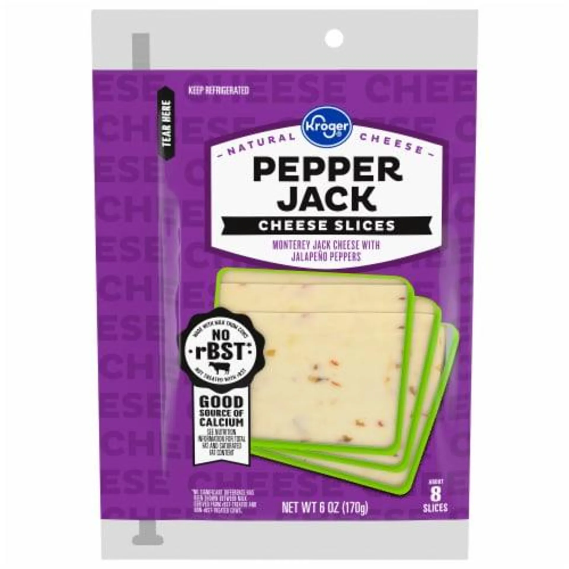 Kroger® Pepper Jack Sliced Cheese