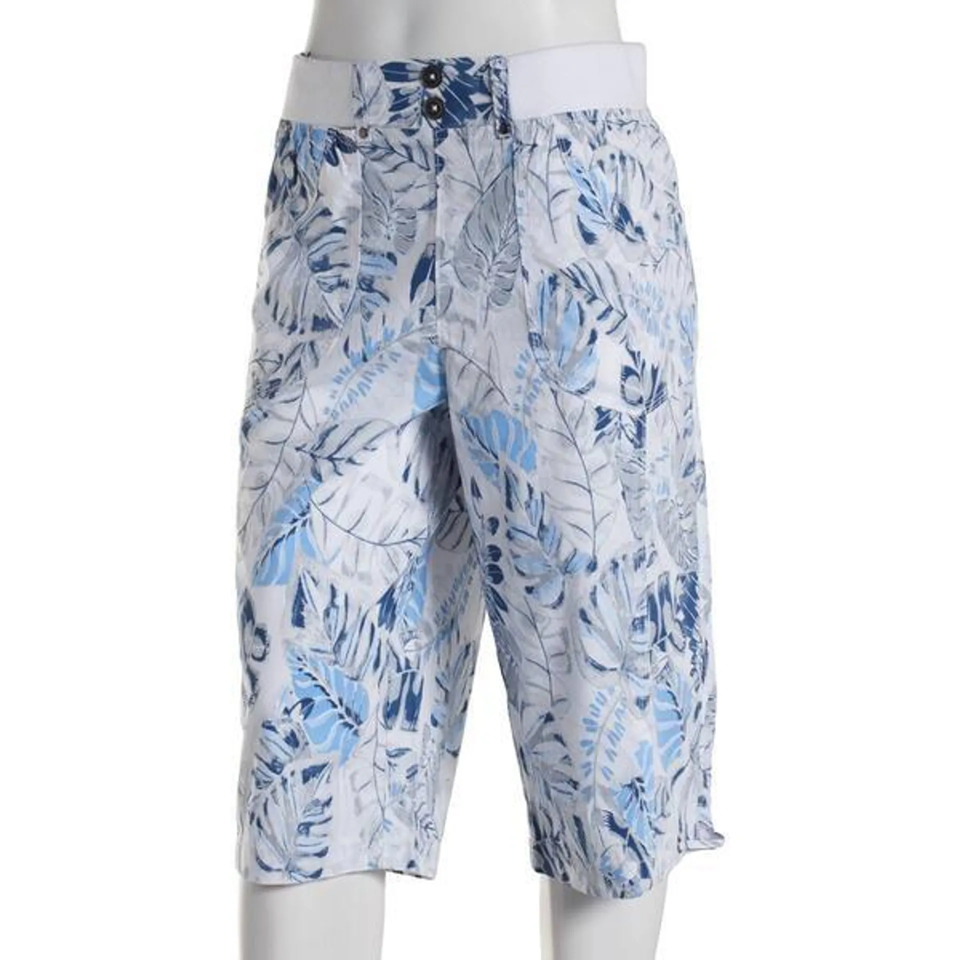 Womens da-sh Vanessa Leaf Printed Skimmers Pants