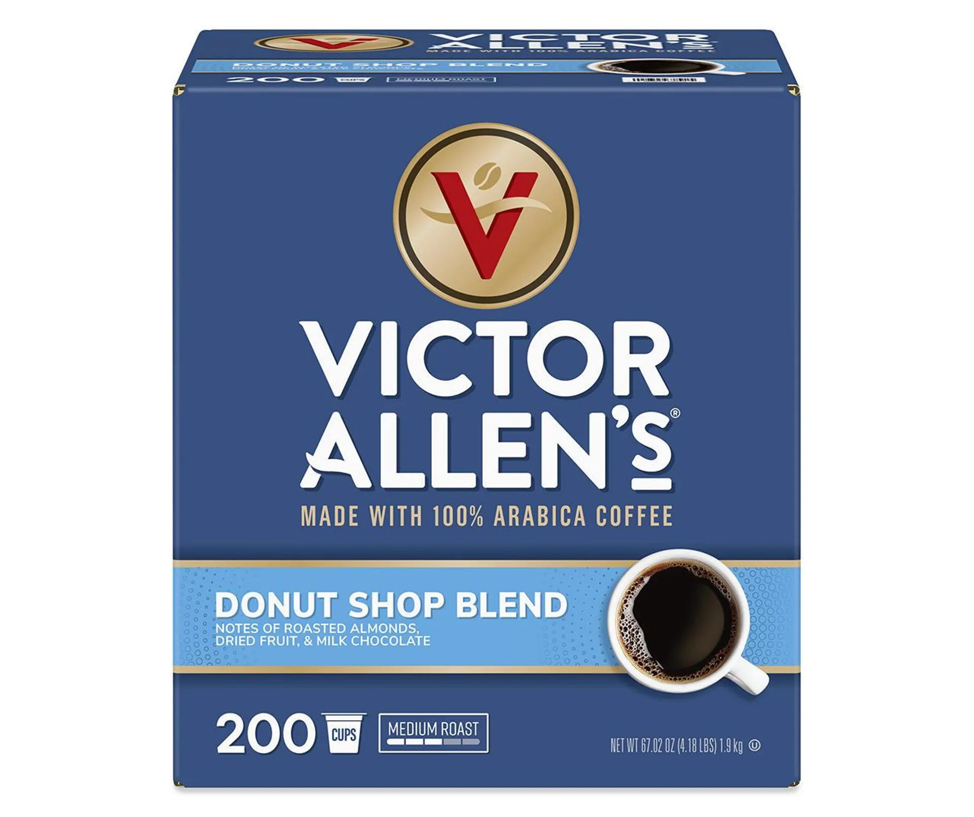 Donut Shop Blend 200-Pack Single Serve Brew Cups