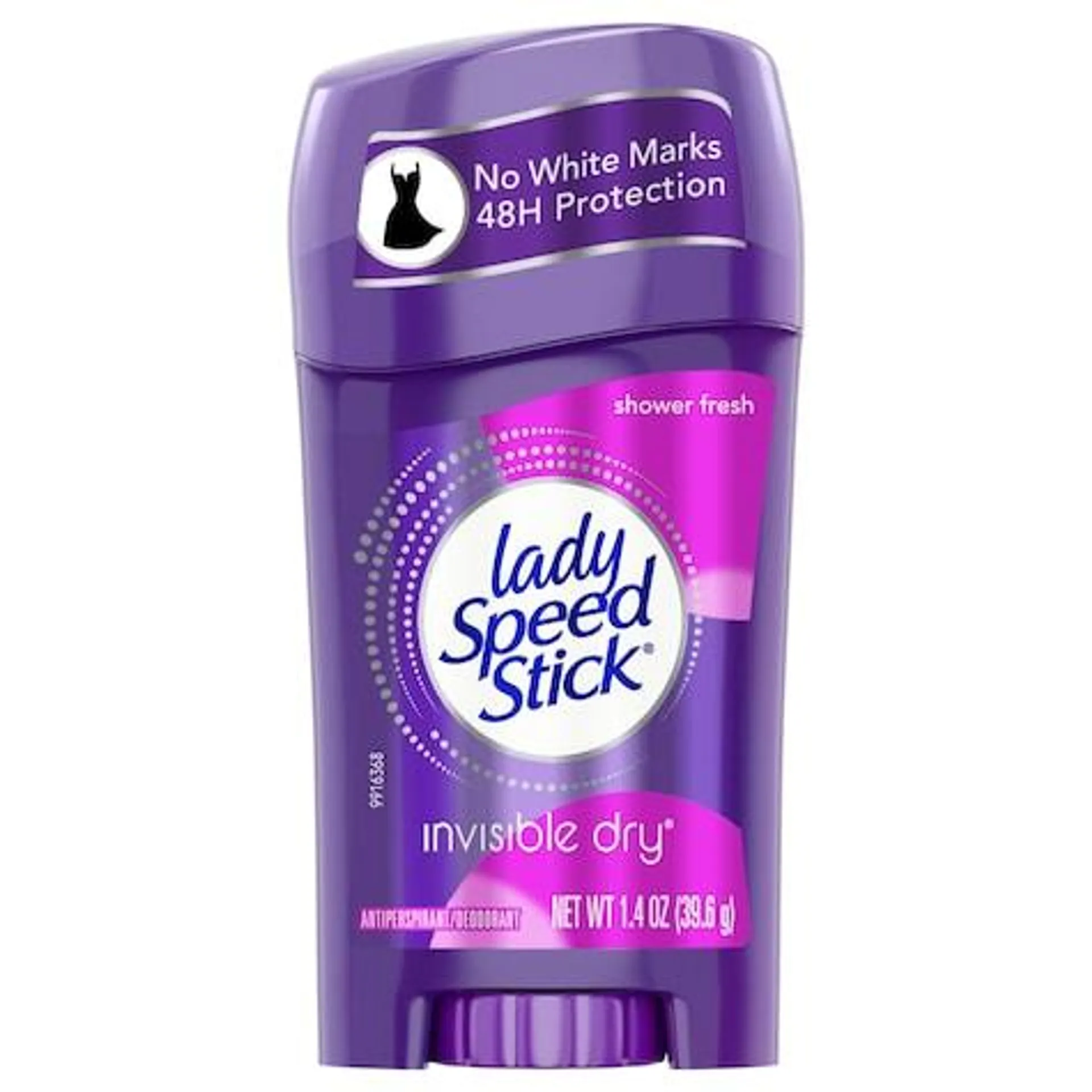 Lady Speed Stick Invisible Dry Shower Fresh Deodorant and Antiperspirant, 1.4-oz.