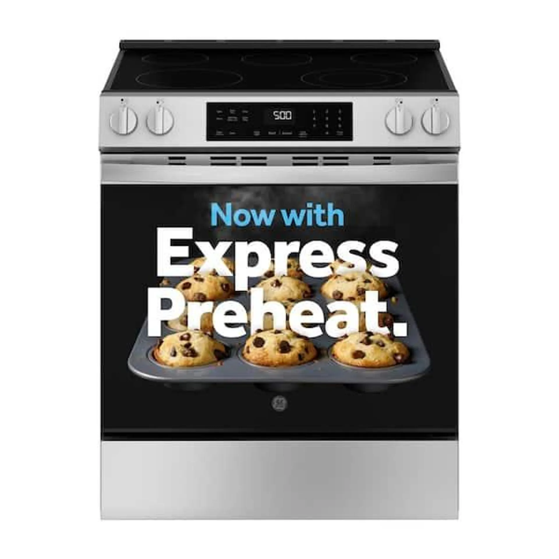 30 in. 5 Element Slide-In Electric Range in Stainless Steel with Crisp Mode