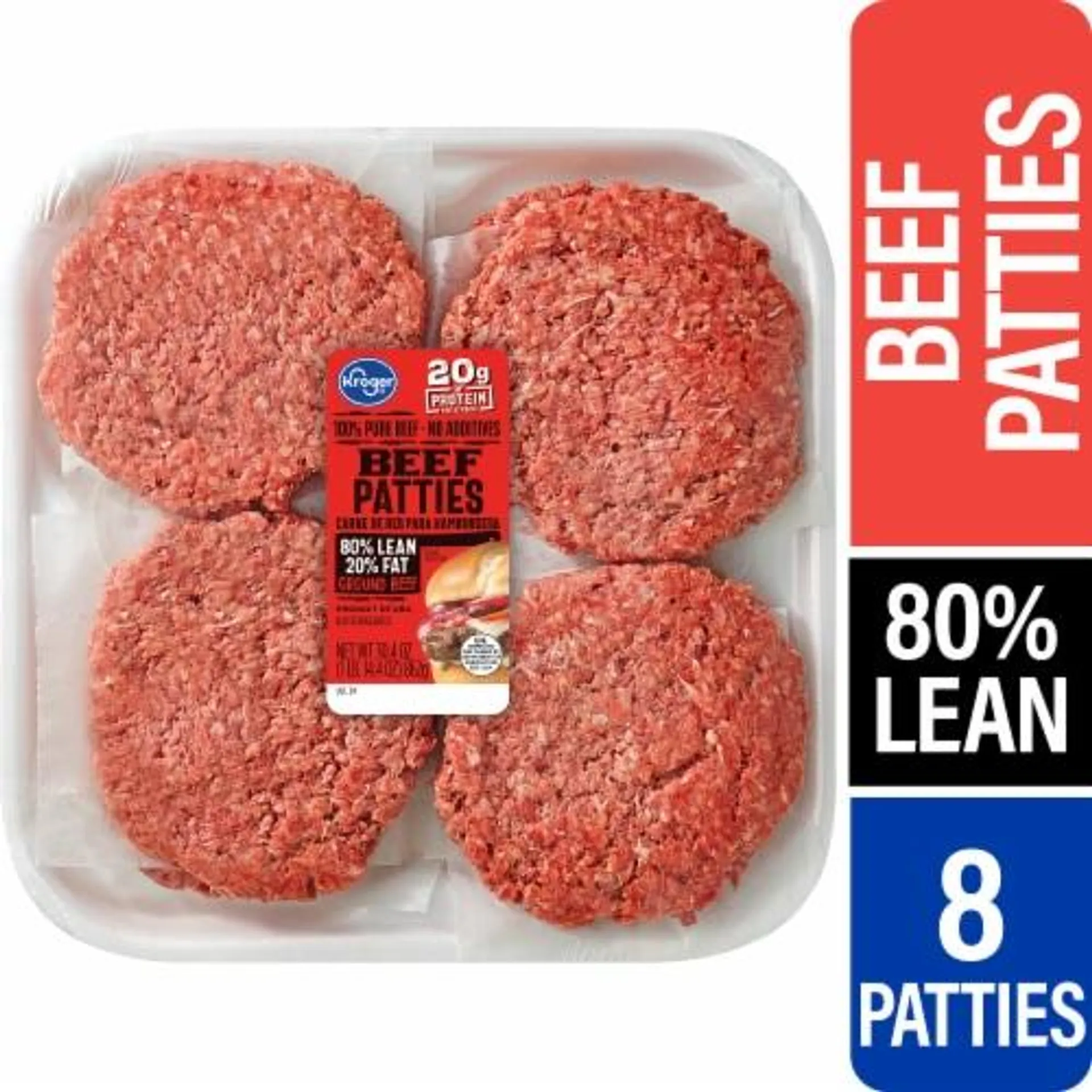 Kroger® 80/20 Beef Patties