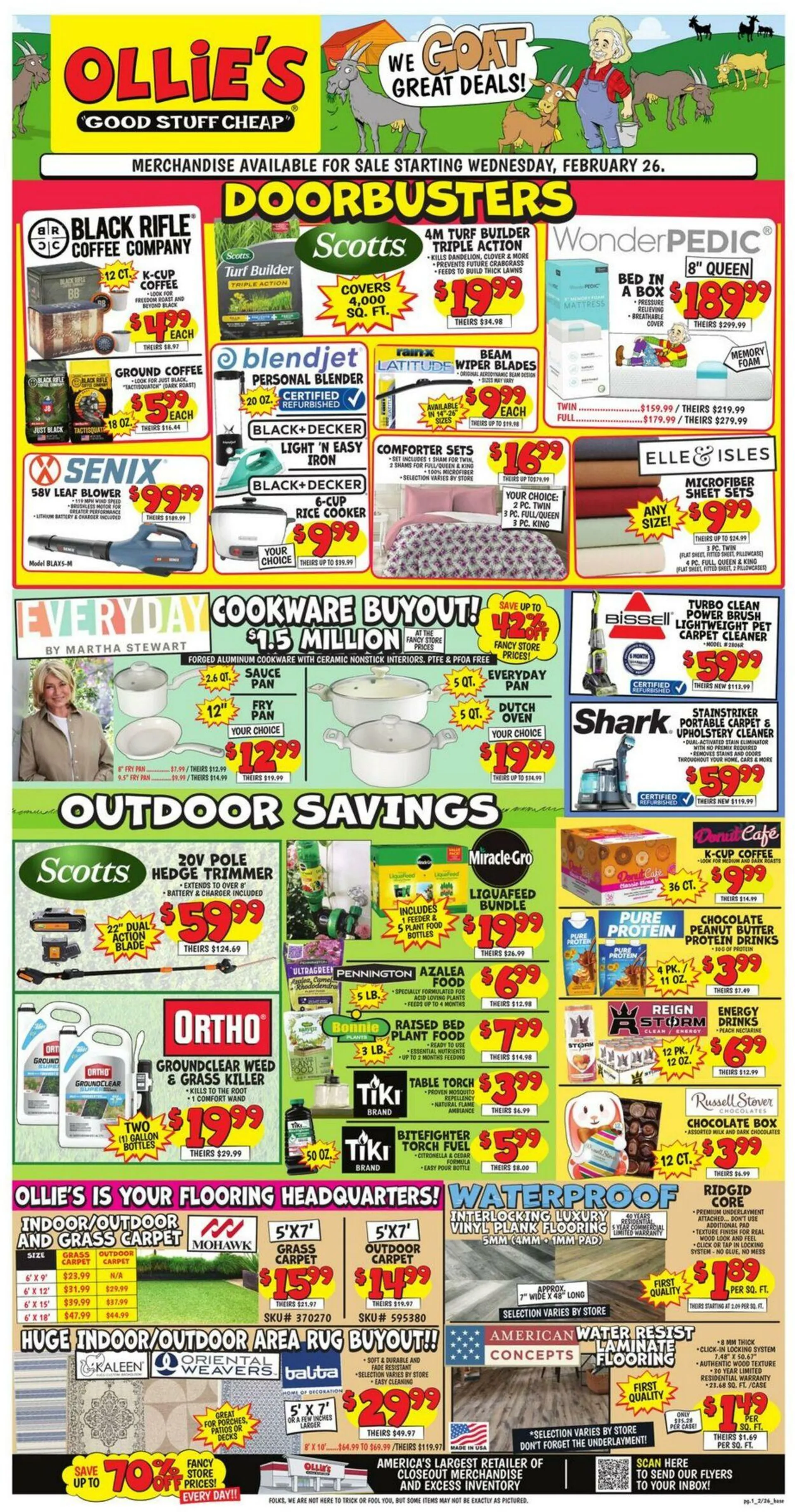 Catálogo de Ollie's - Kansas Current weekly ad 26 de febrero al 5 de marzo 2025 - Página 1