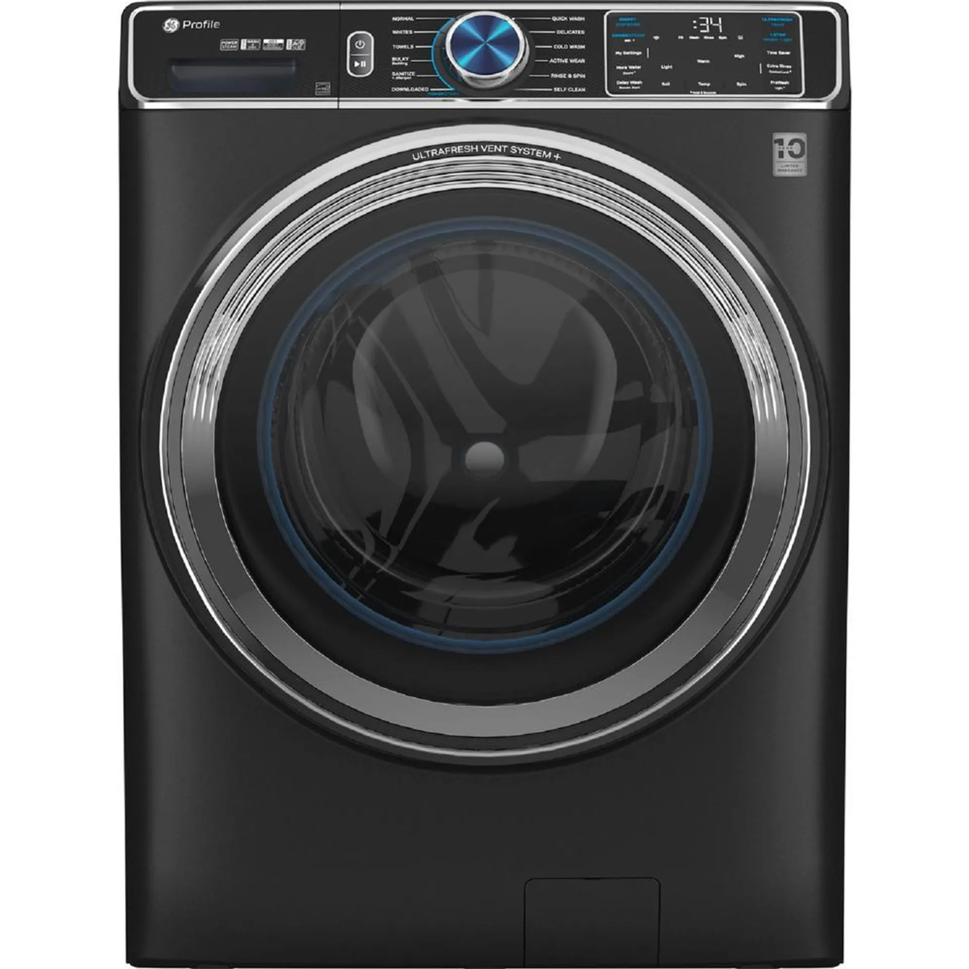 GE Appliances PFW950SPTDS GE GE Profile 5.3 cu. ft. Smart Front Load ENERGY STAR Steam Washer - Carbon Graphite