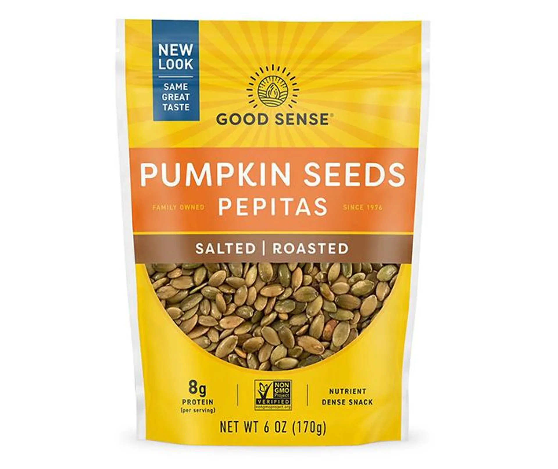 Roasted & Salted Shelled Pumpkin Seeds, 6 Oz.