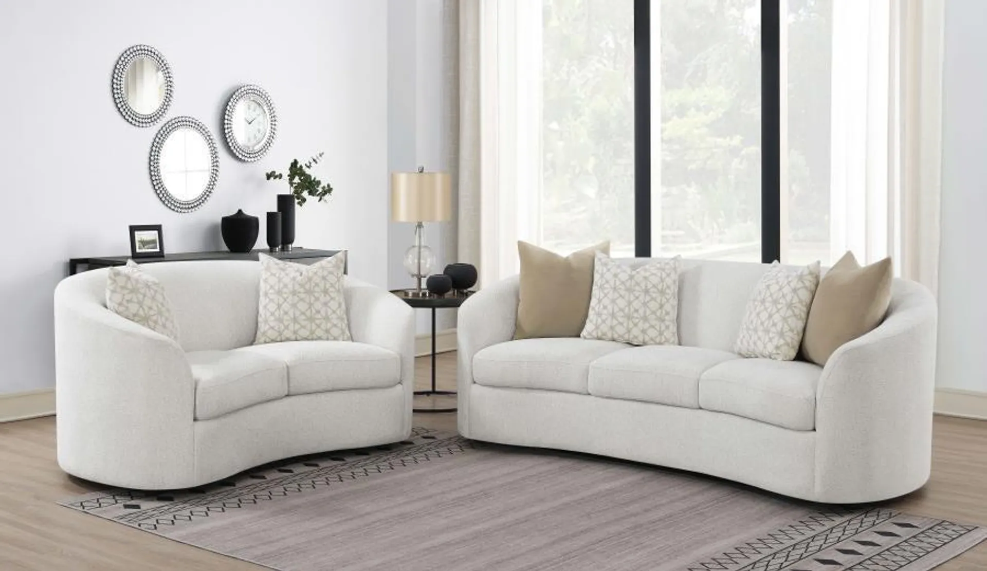 2 PCS Rainn Sofa and Loveseat 509171-S2