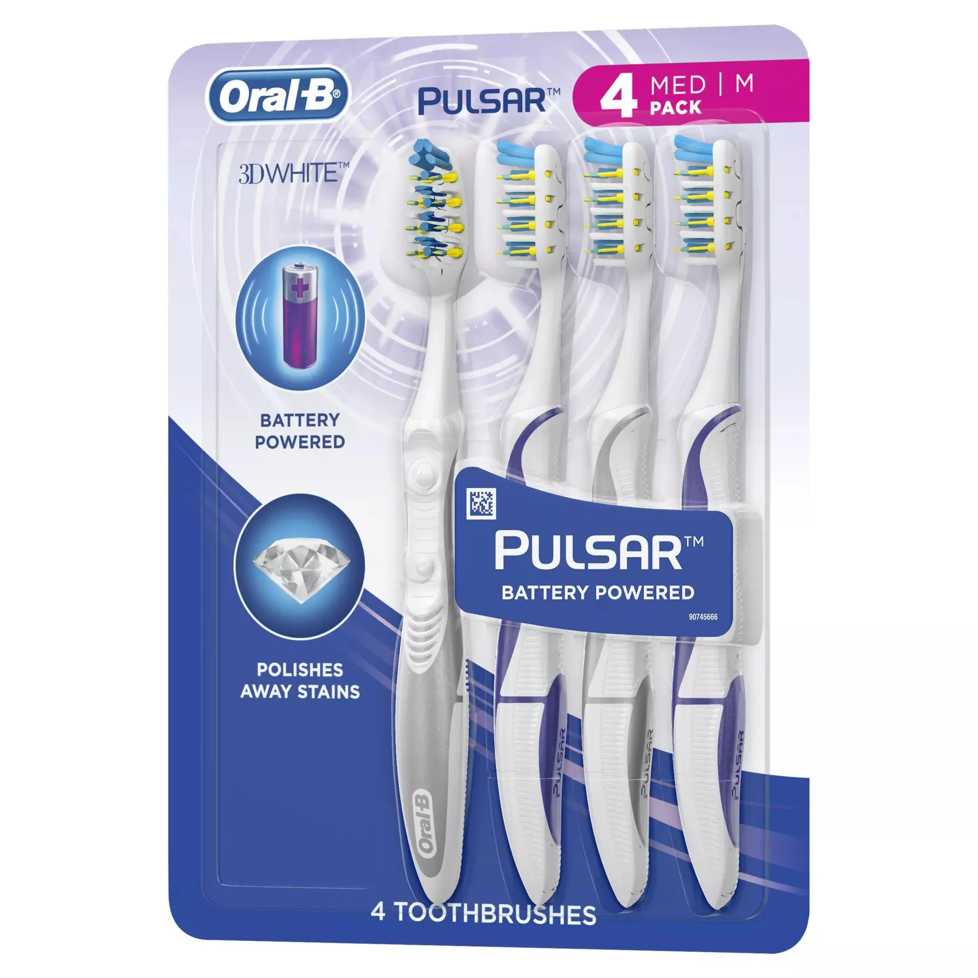 Oral B 3D White Pulsar, 4 ct.