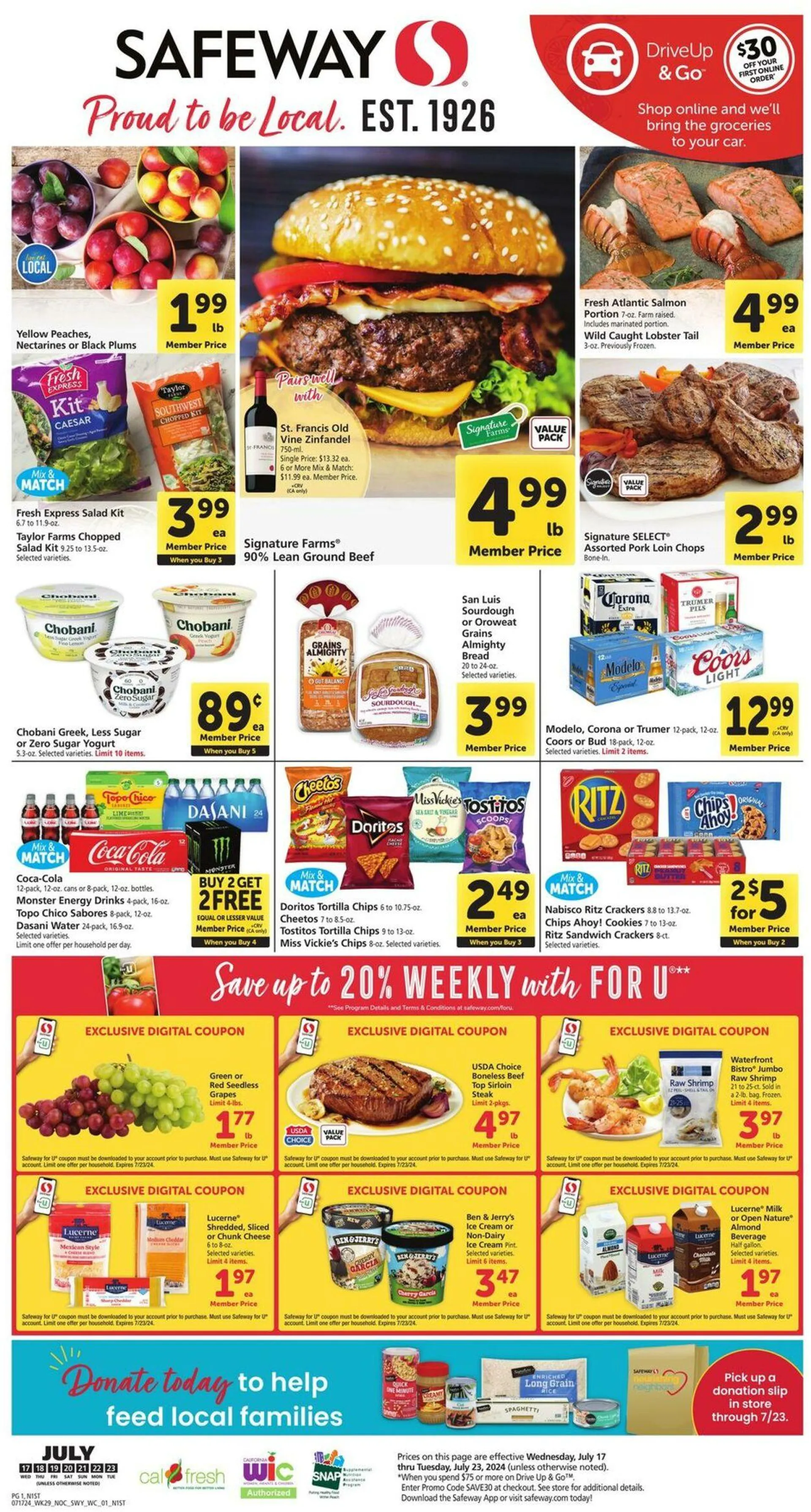 Safeway Current weekly ad - 1