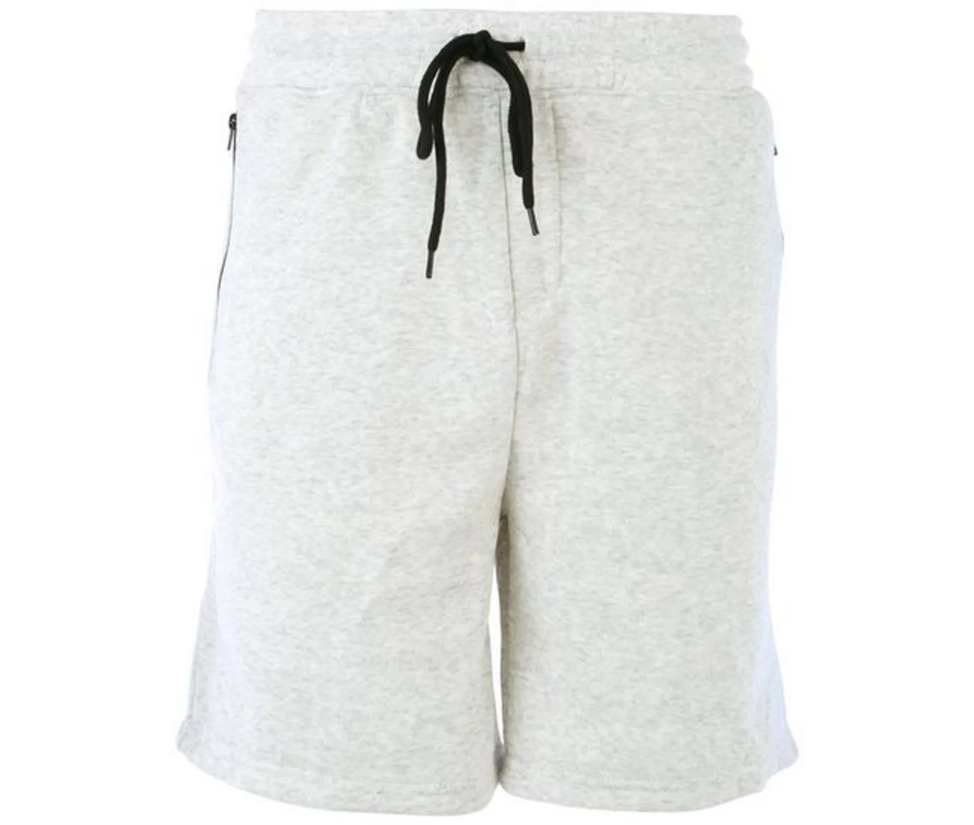 Mens 7 in. Fleece Zip Fleece Shorts