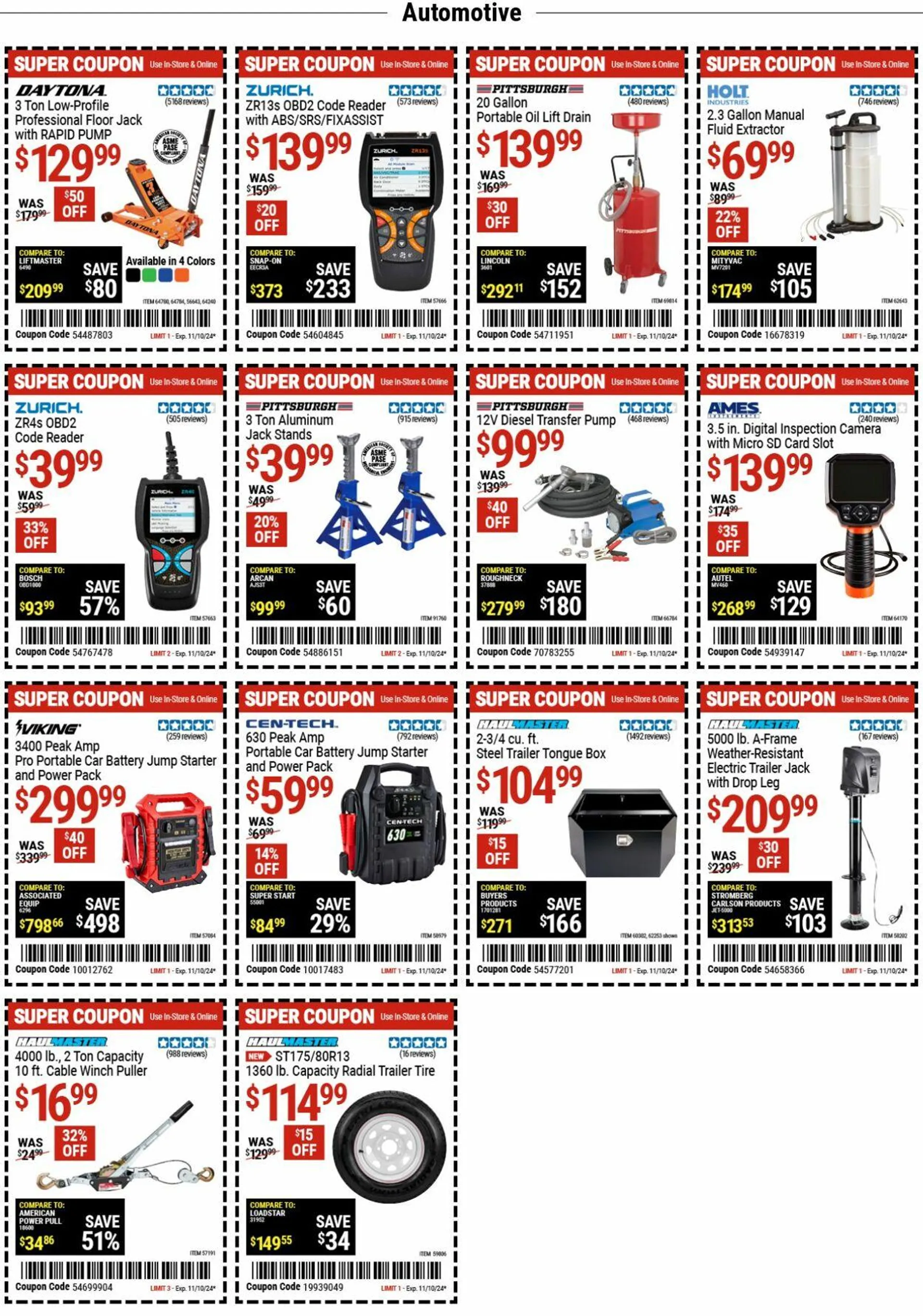 Catálogo de Harbor Freight Current weekly ad 28 de octubre al 6 de noviembre 2024 - Página 4