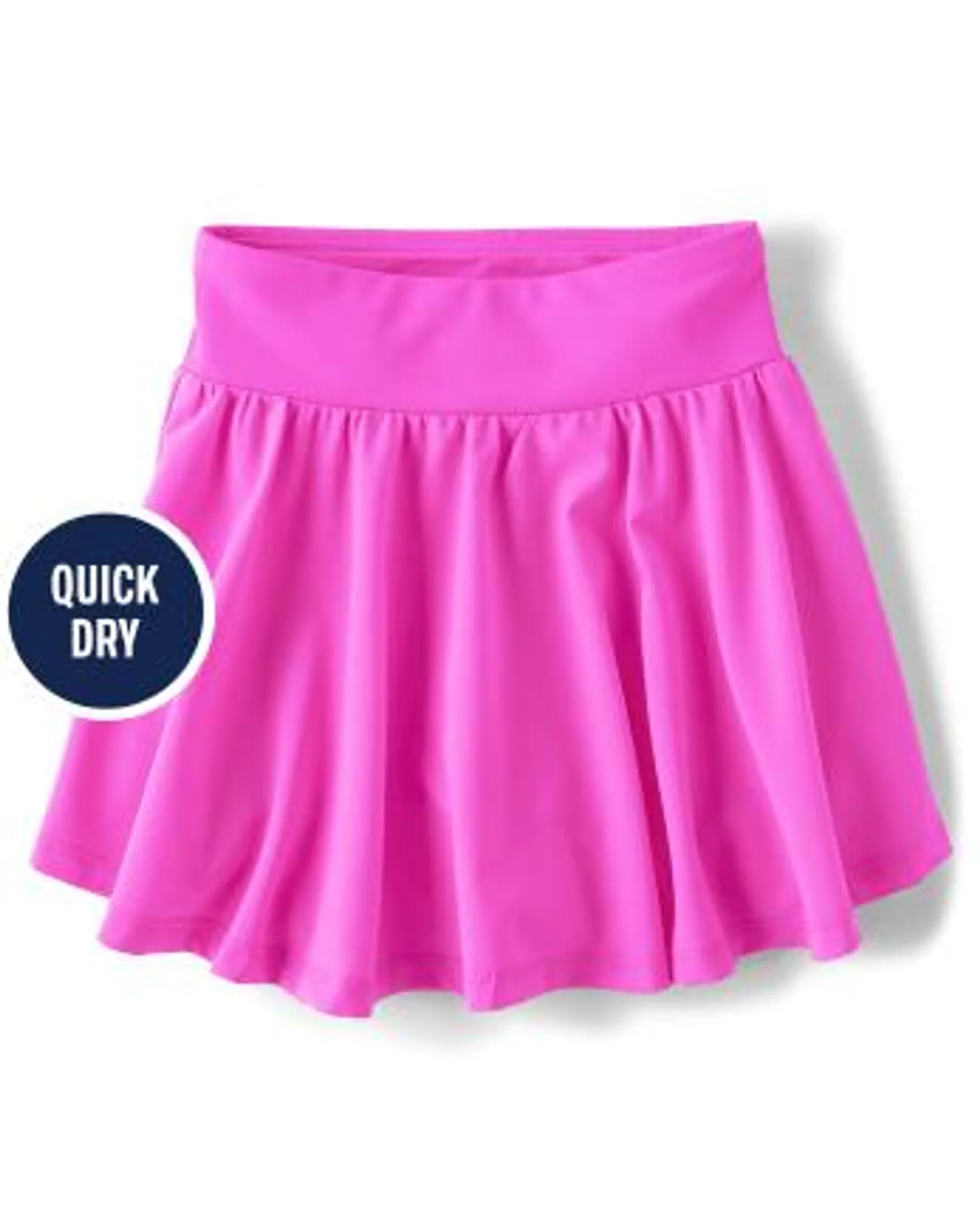 Girls Quick Dry Skort - nn pinkbeam cl