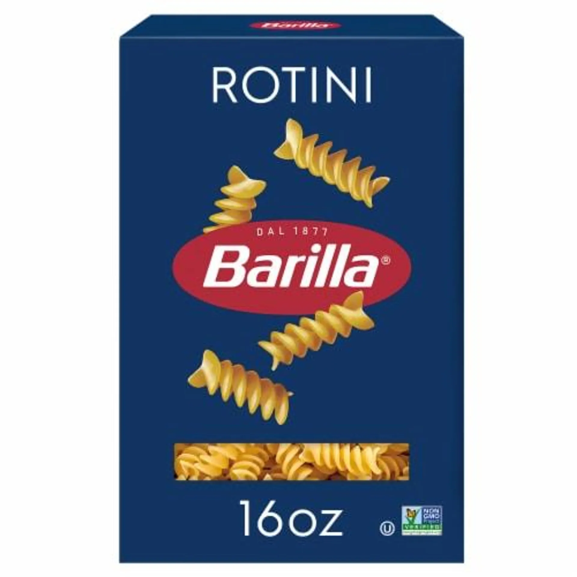 Barilla Rotini Pasta, Quality Non-GMO and Kosher Certified Pasta