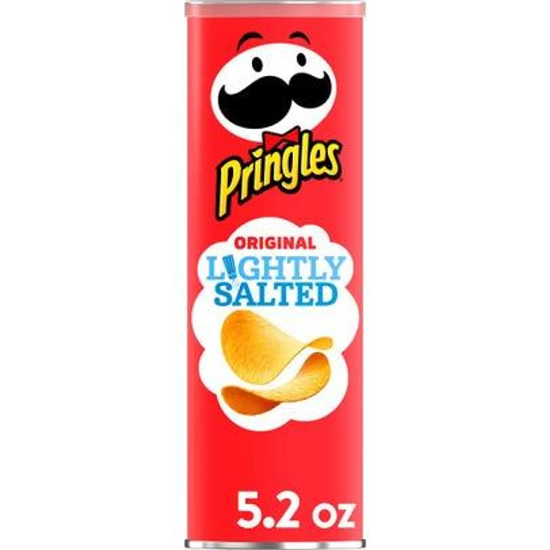 Pringles Potato Crisps Chips, Lightly Salted, Original - 5.2 oz