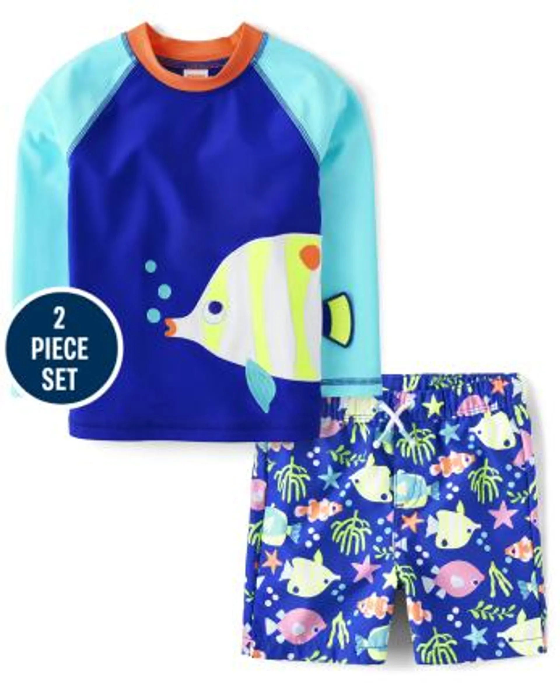 Boys Fish Swimsuit - Splish-Splash - boathouse