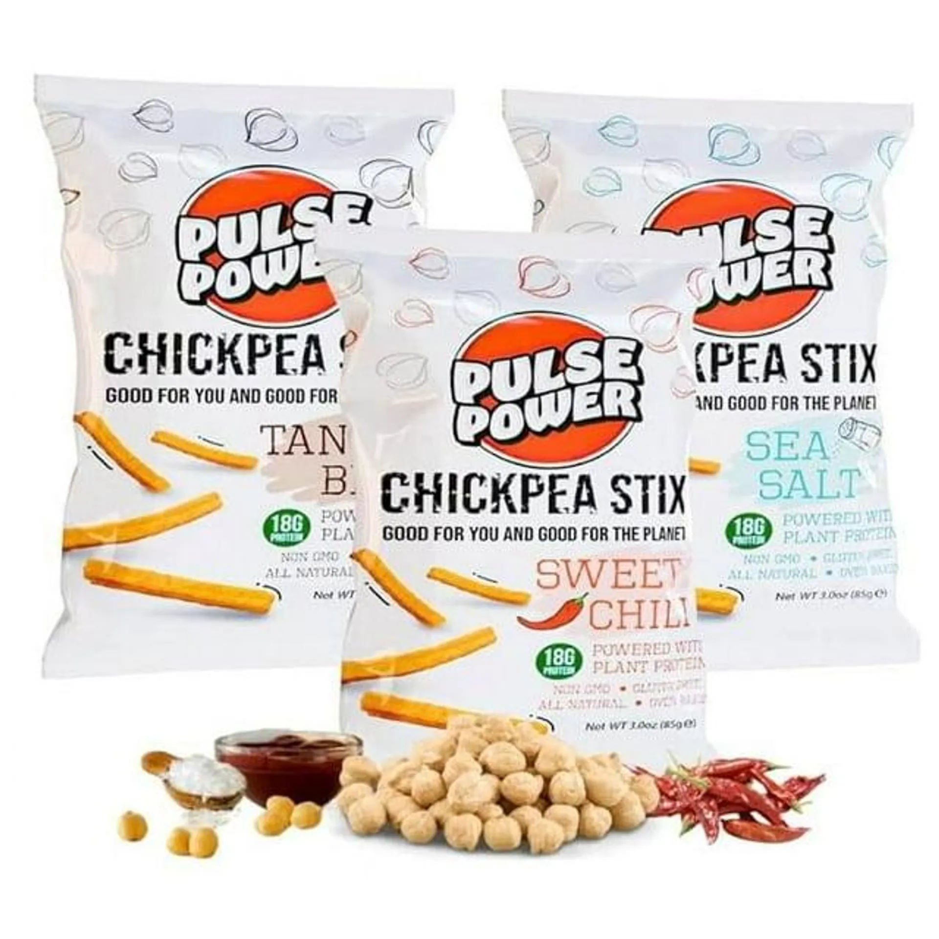 Pulse Power Chickpea Stix Variety Pack 3oz