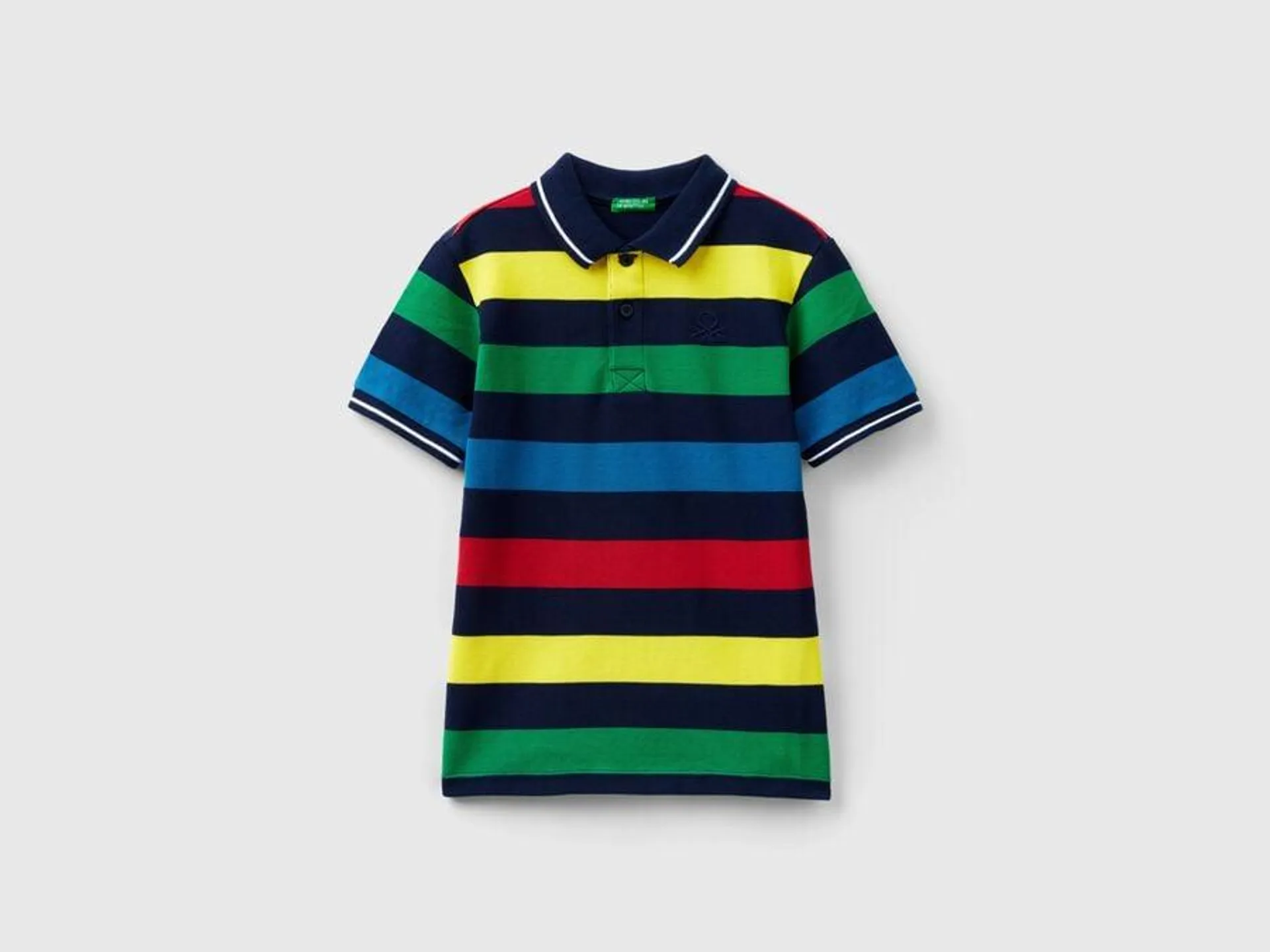 Polo de manga corta de rayas