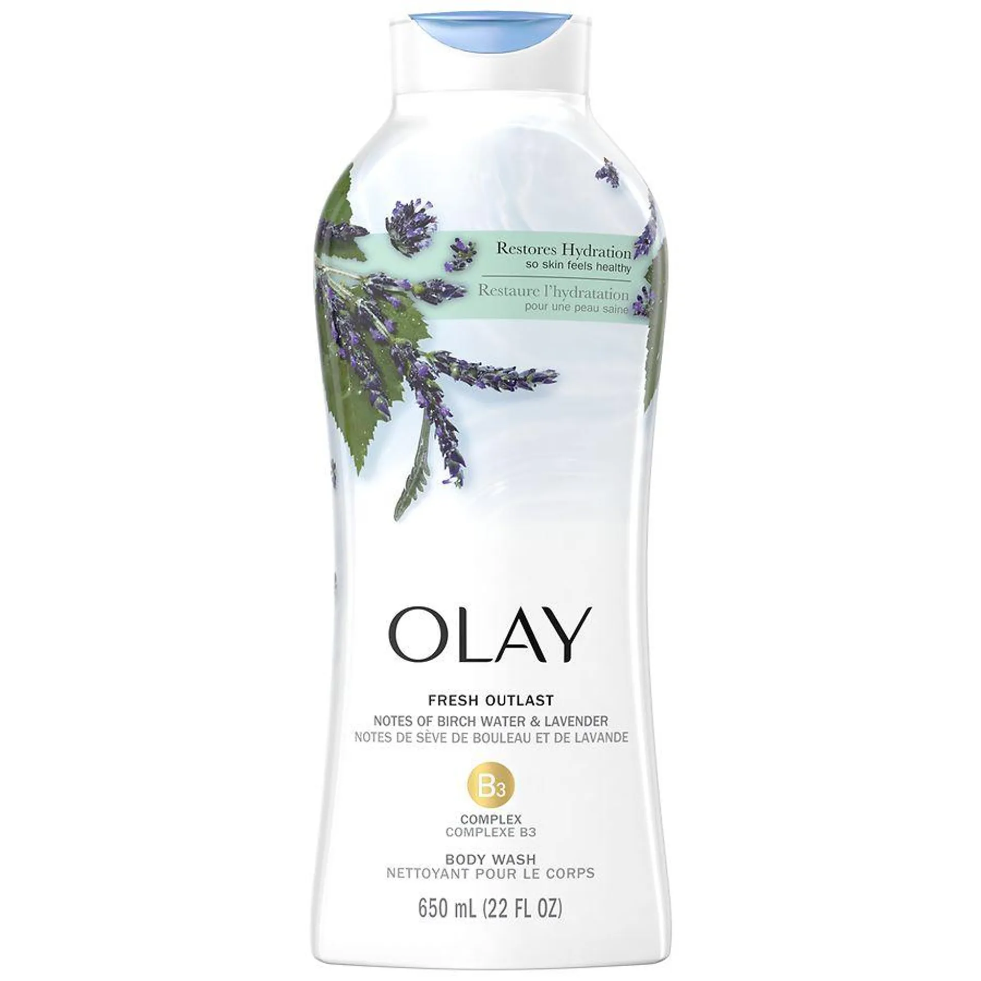 Fresh Outlast Body Wash Purifying Birch Water & Lavender