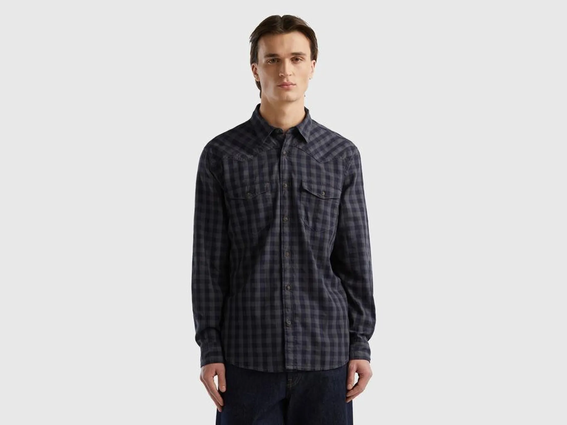 Western check shirt