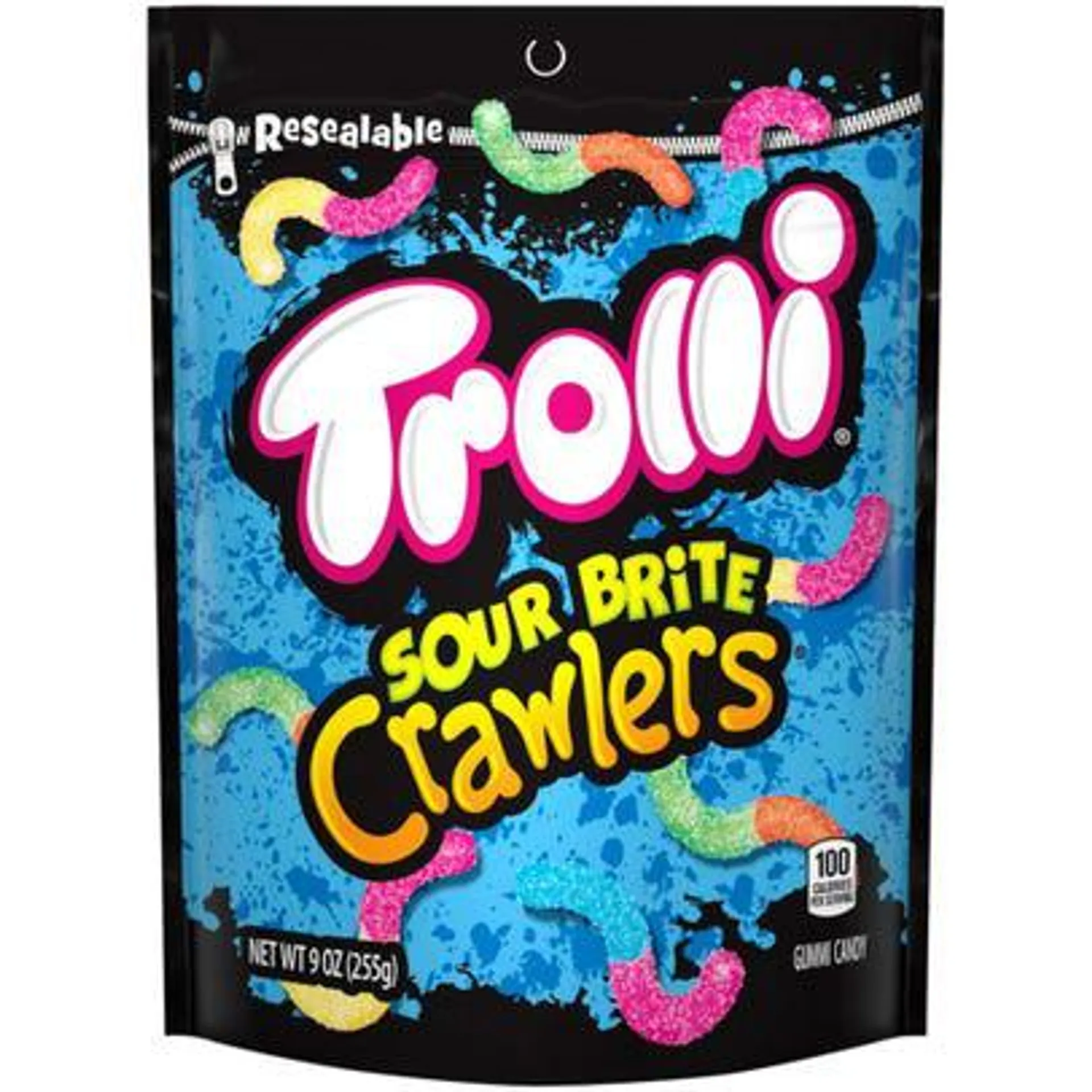 Trolli Sour Brite Crawlers Gummy Worms - 9 oz