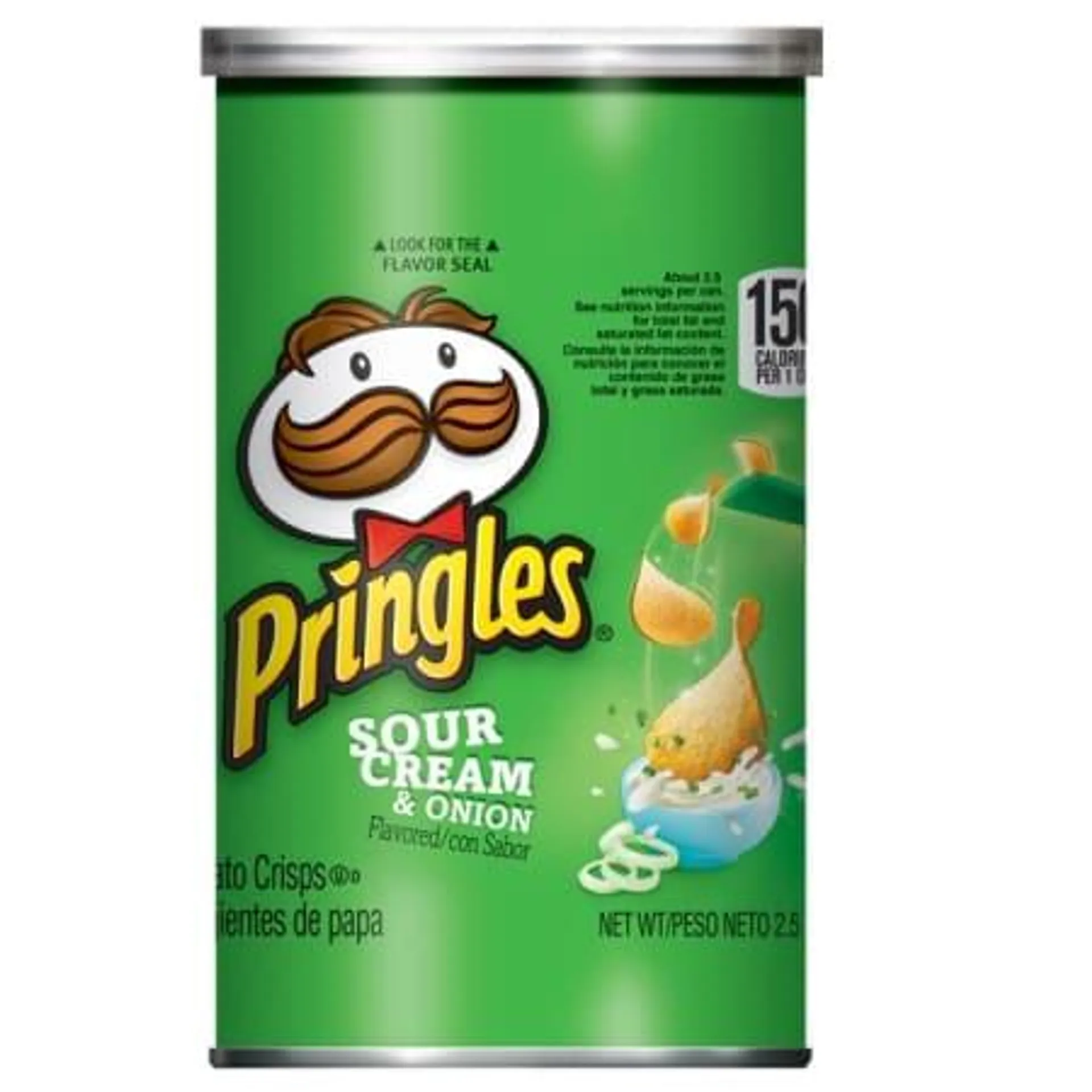 Pringles® Sour Cream & Onion Potato Crisps 2.3oz