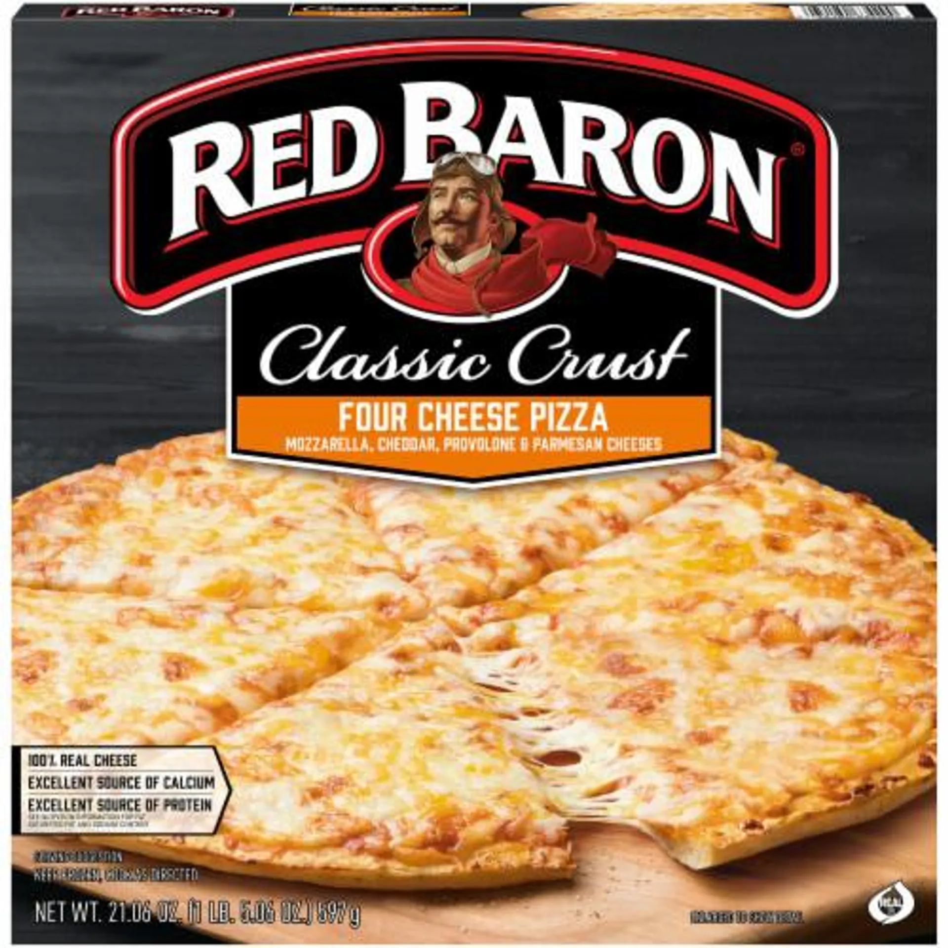 Red Baron Four Cheese Classic Crust Frozen Pizza