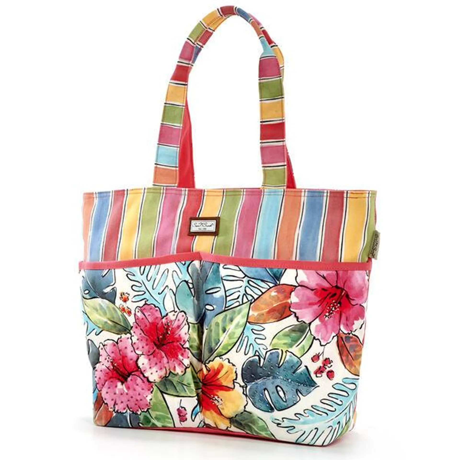 Caribbean Joe Tropical Palms Tote