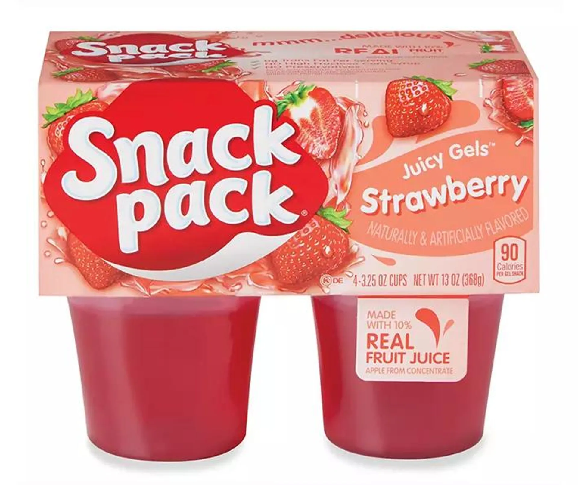 Strawberry Jello, 4-Pack