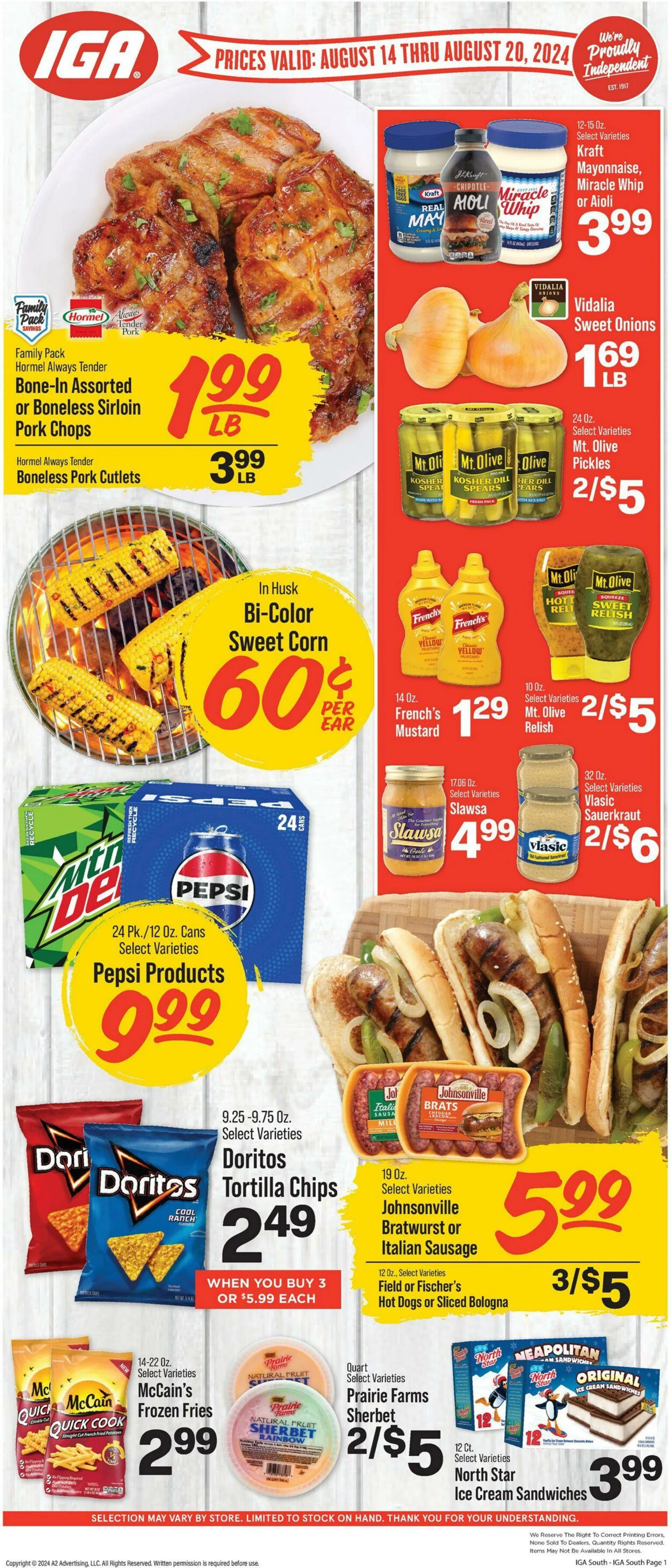 IGA Current weekly ad - 1