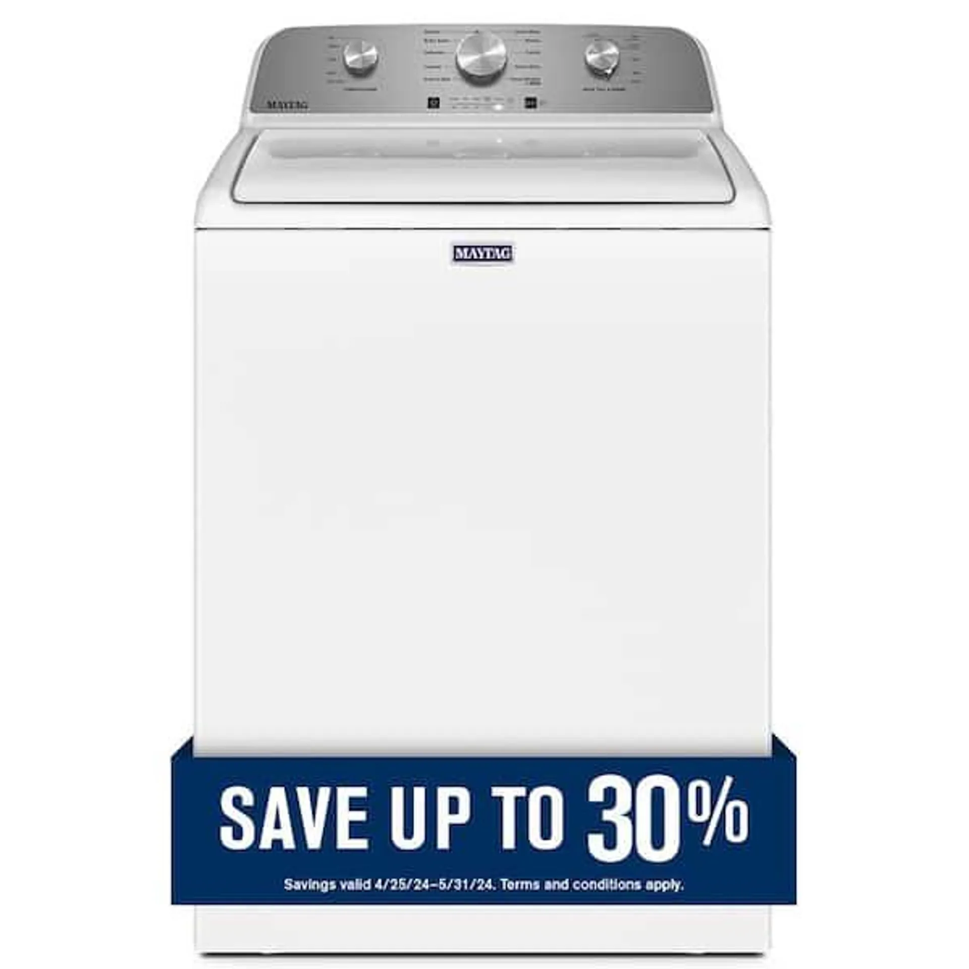 4.5 cu. ft. Top Load Washer in White