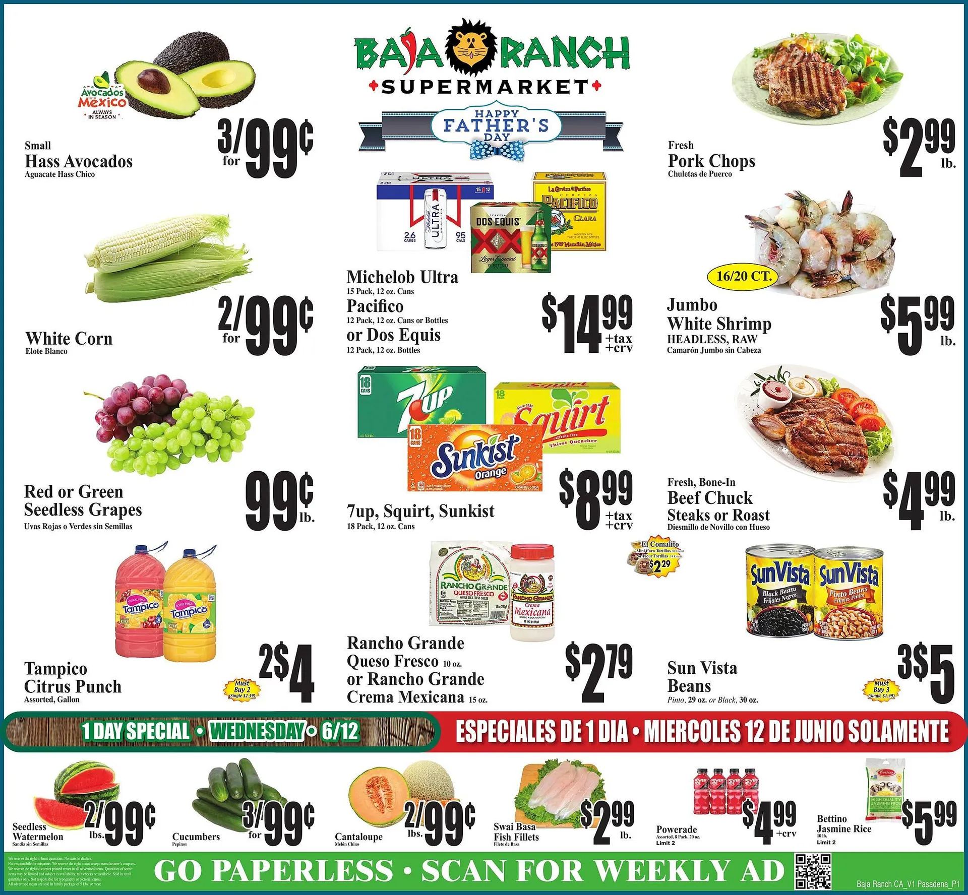 Baja Ranch Weekly Ad - 1