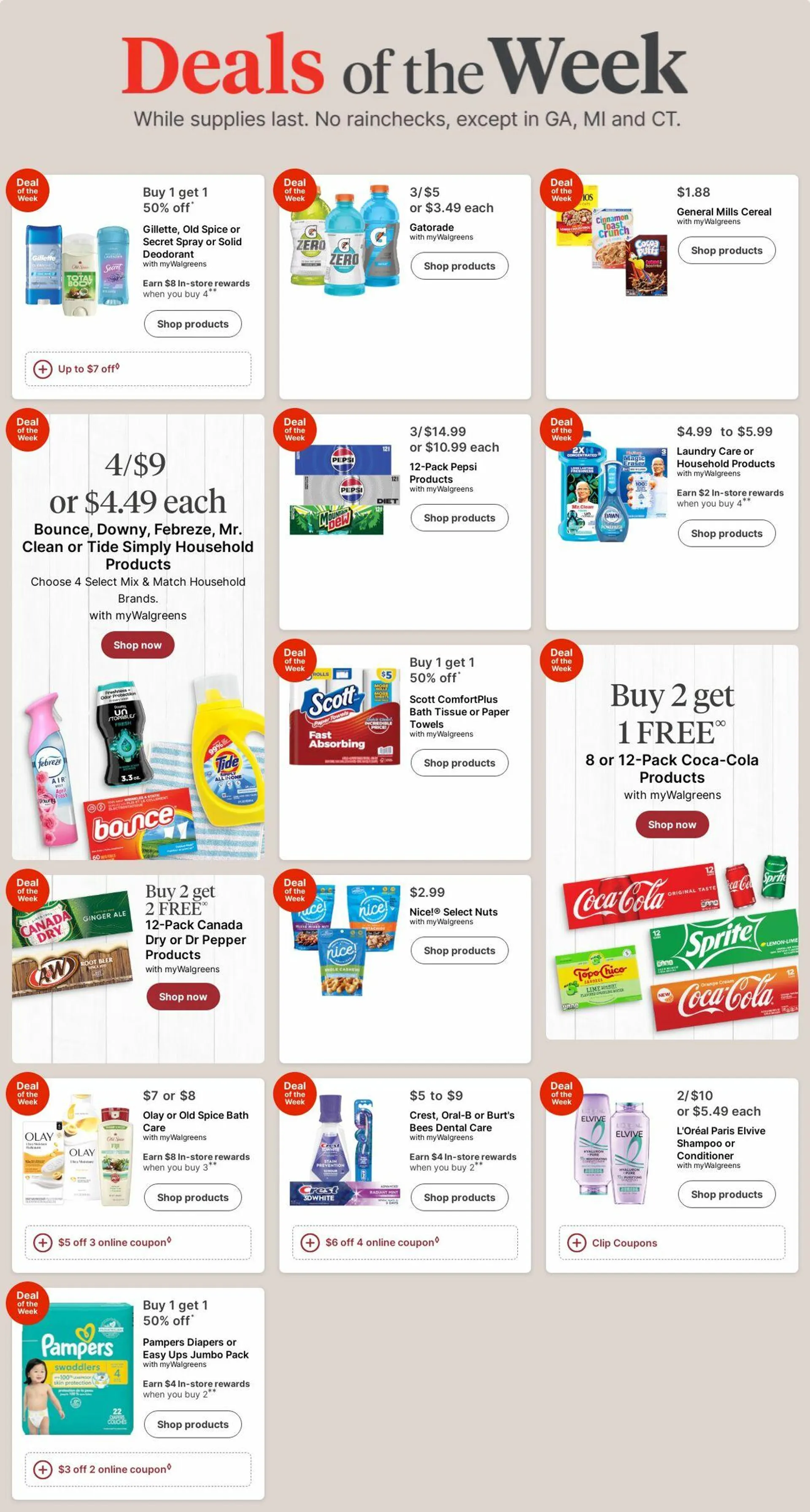 Catálogo de Walgreens Current weekly ad 28 de julio al 6 de agosto 2025 - Página 1