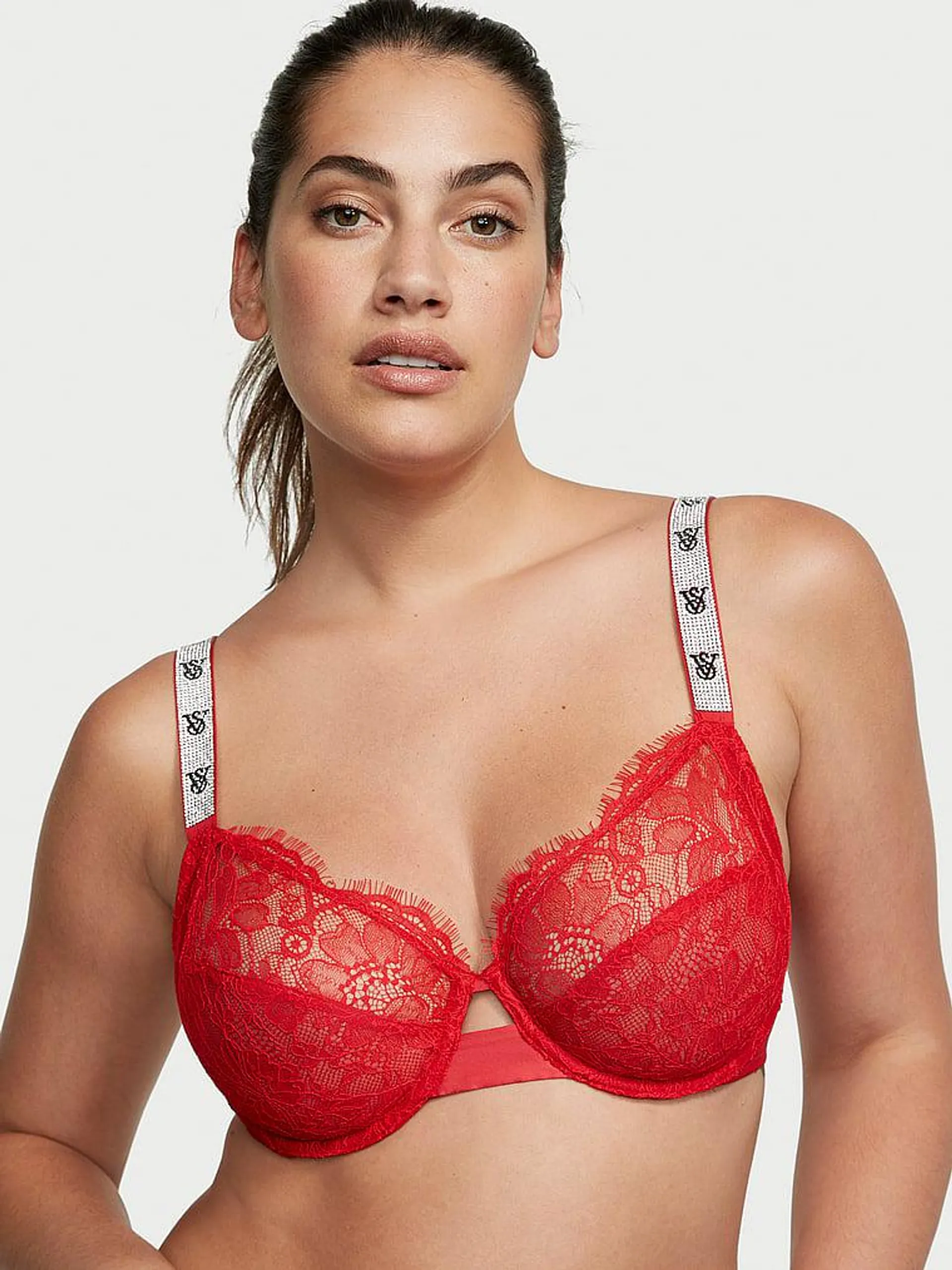 The Fabulous by Victoria's Secret Full-Cup Shine Strap Lace Bra