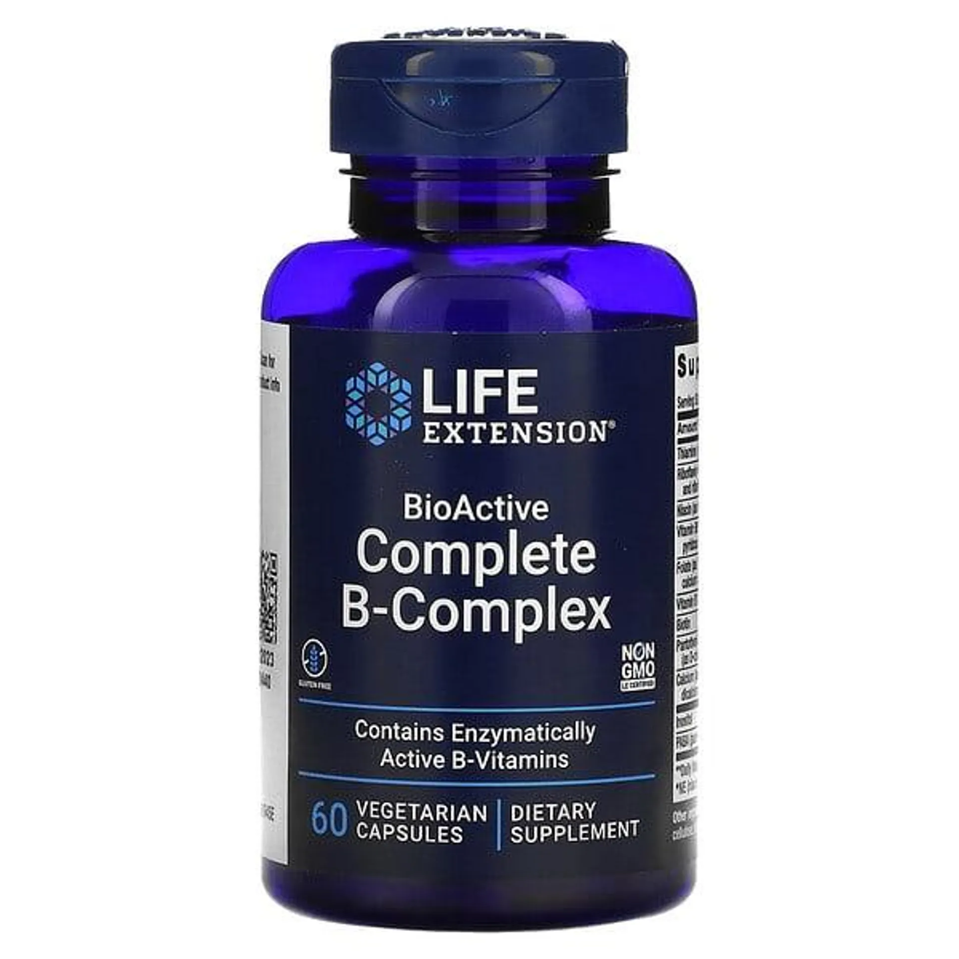 Life Extension, BioActive Complete B-Complex, 60 Vegetarian Capsules