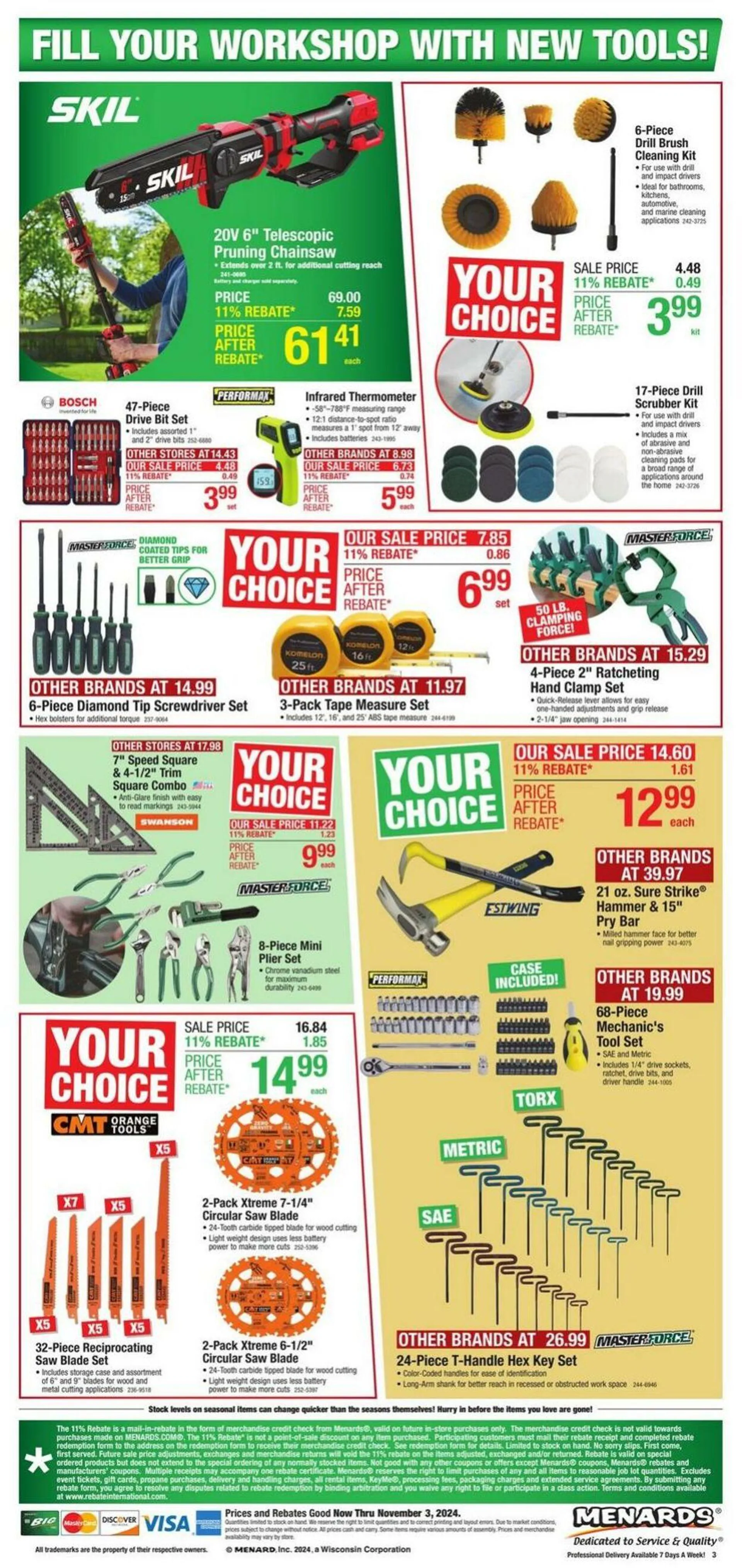 Catálogo de Menards Current weekly ad 23 de octubre al 3 de noviembre 2024 - Página 3