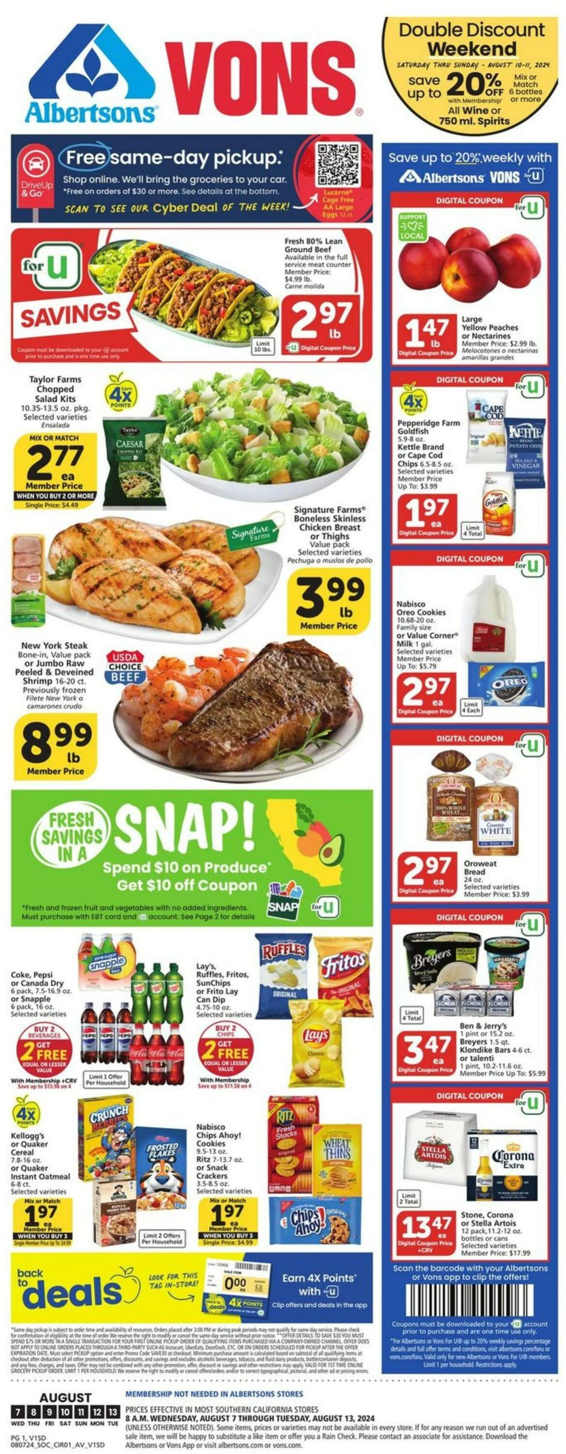 Vons Current weekly ad - 1