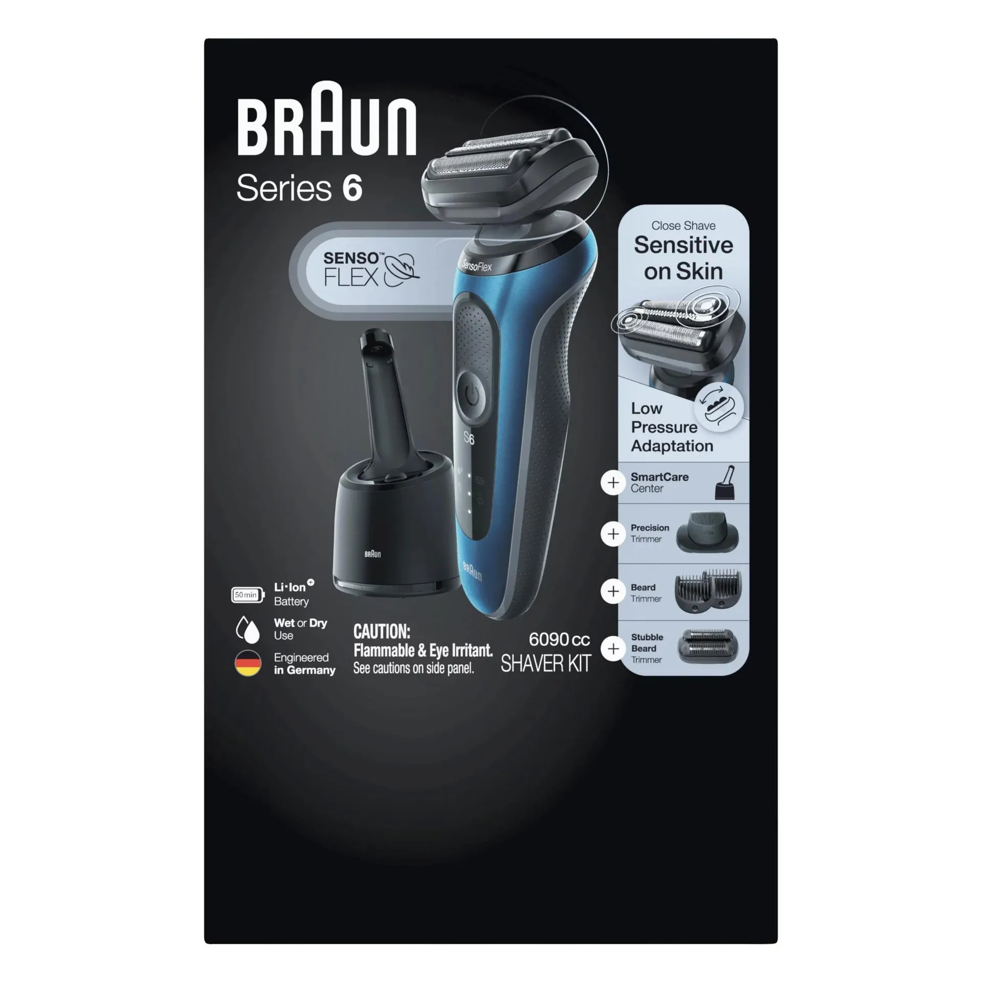 Braun Series 6 Rechargeable Electric Razor for Men