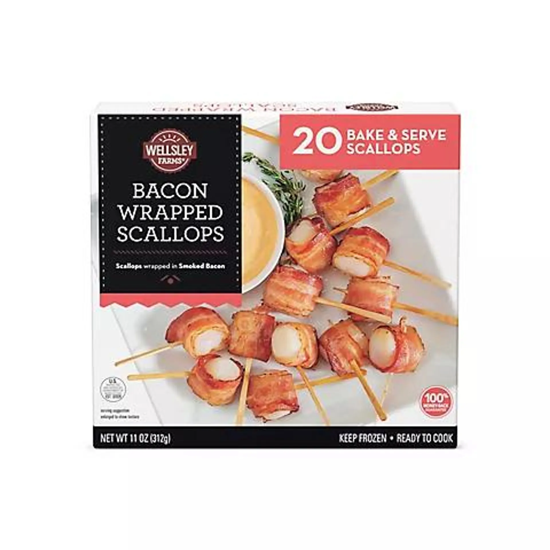 Wellsley Farms Bacon Wrapped Scallops