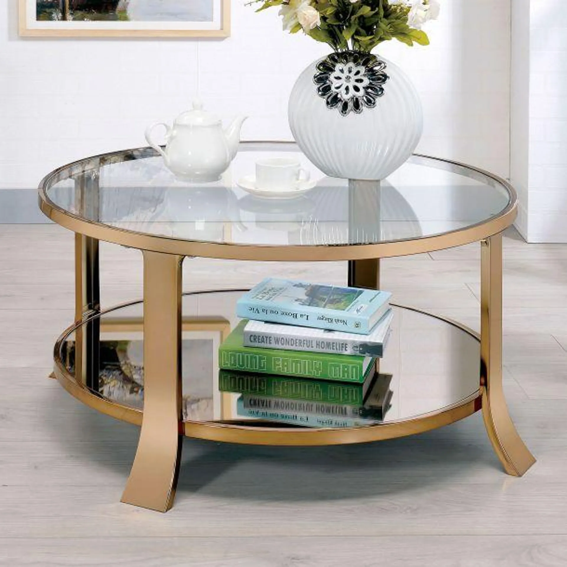 Tammi Coffee Table - Champagne