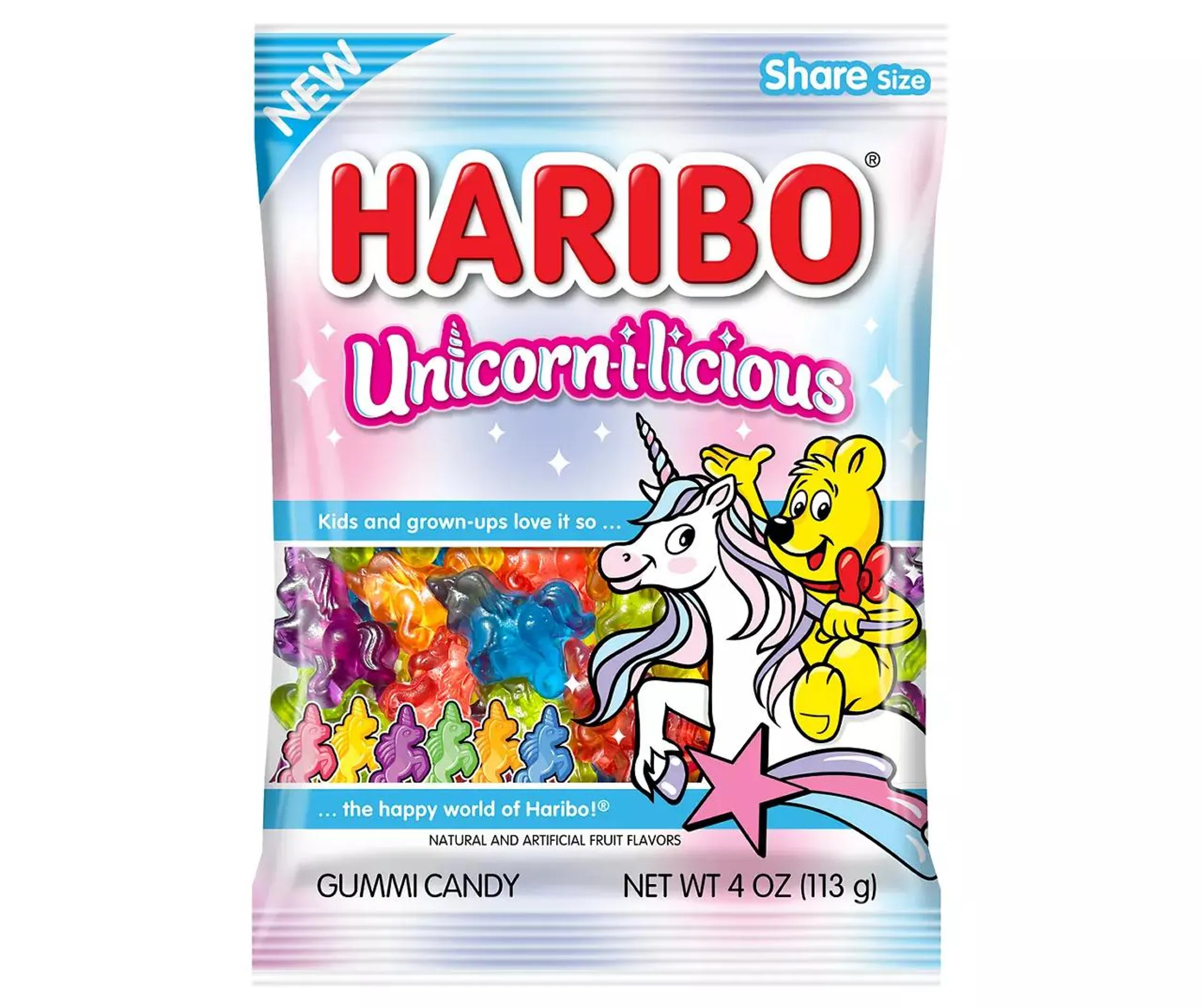 Unicorn-i-licious Gummi Candy, 4 Oz.