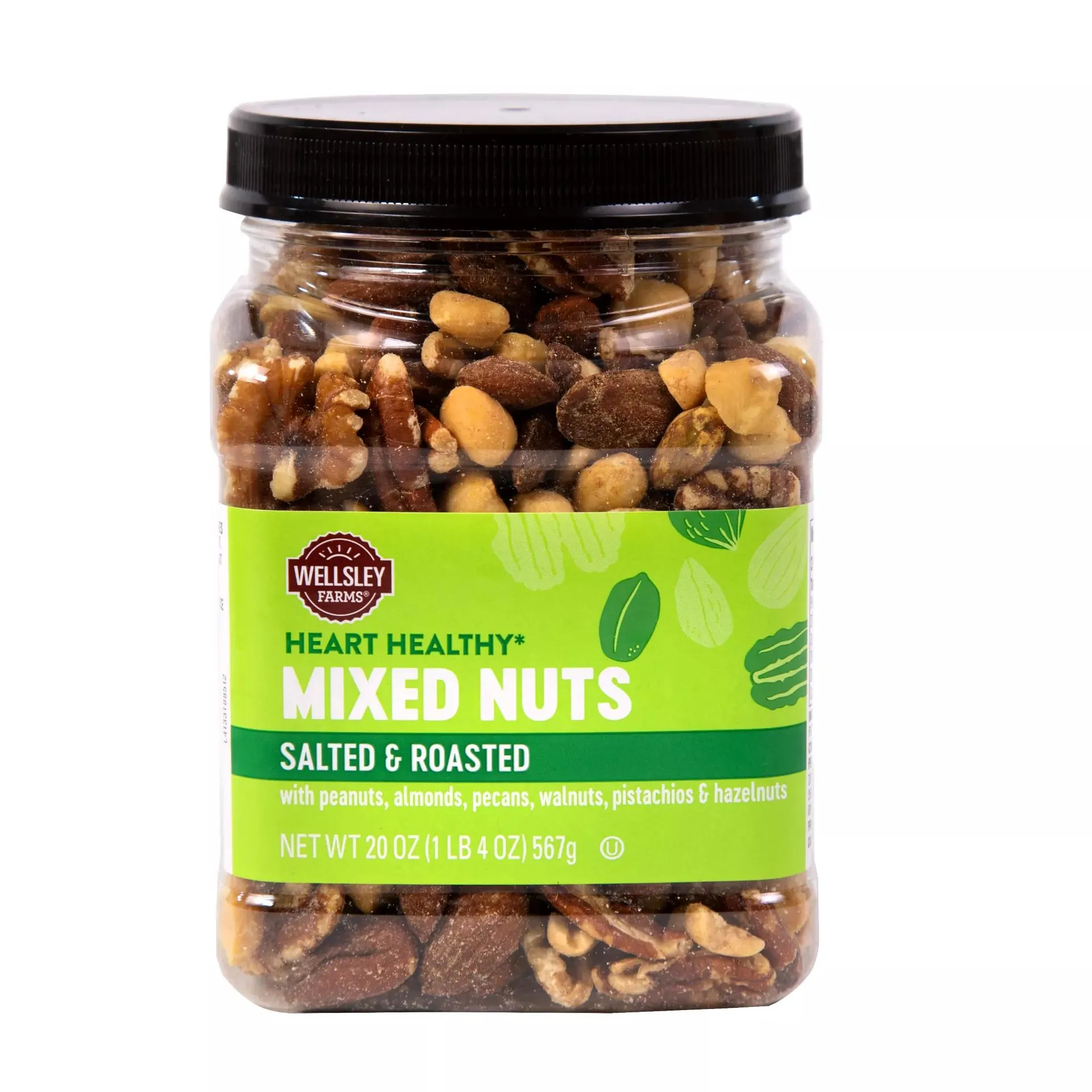 Wellsley Farms Heart Healthy Nut Mix, 20 oz.