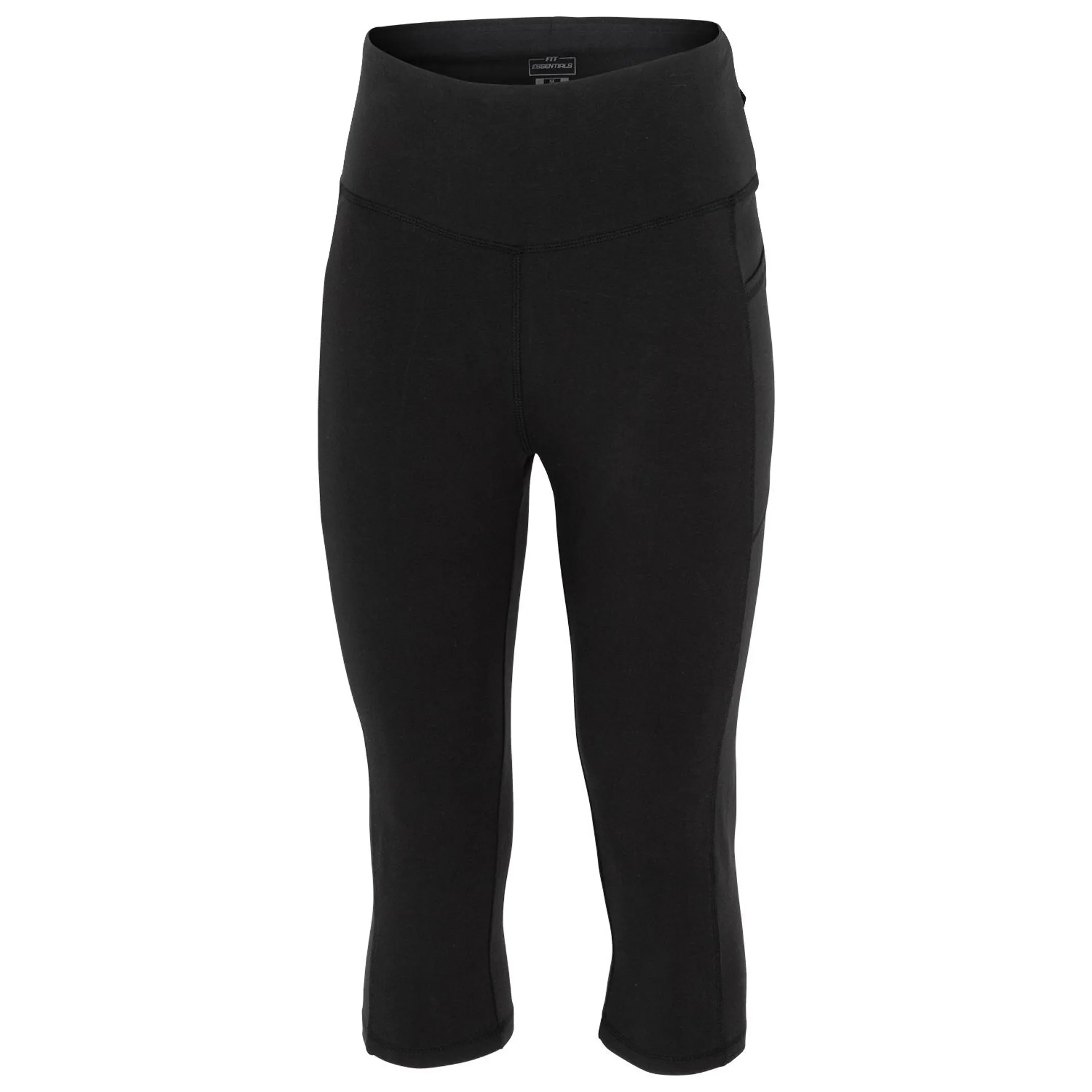 Fit Essentials Women's Cotton Pocket Capri