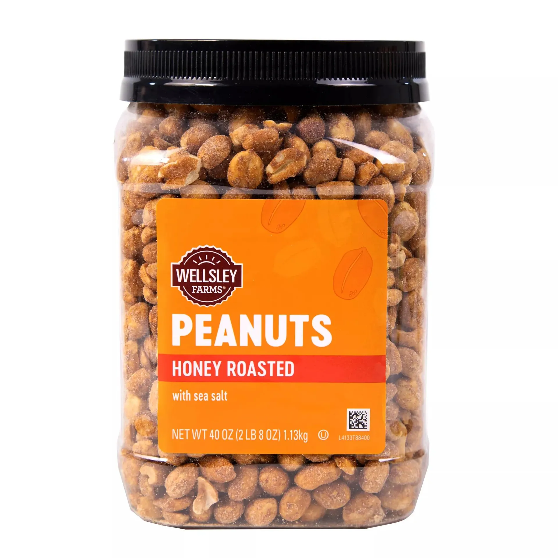 Wellsley Farms Honey Roasted Dry Roasted Peanuts, 40 oz.