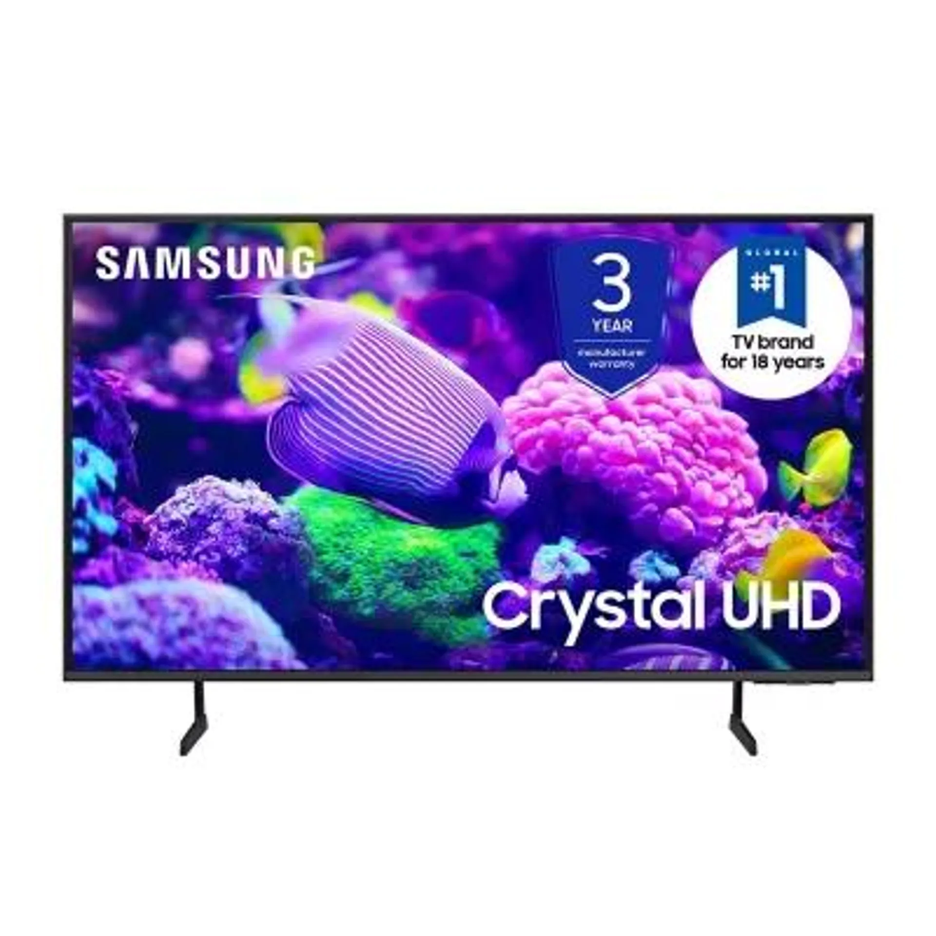 SAMSUNG 55" Class DU7200 Series Crystal UHD 4K Smart Tizen - UN55DU7200DXZA