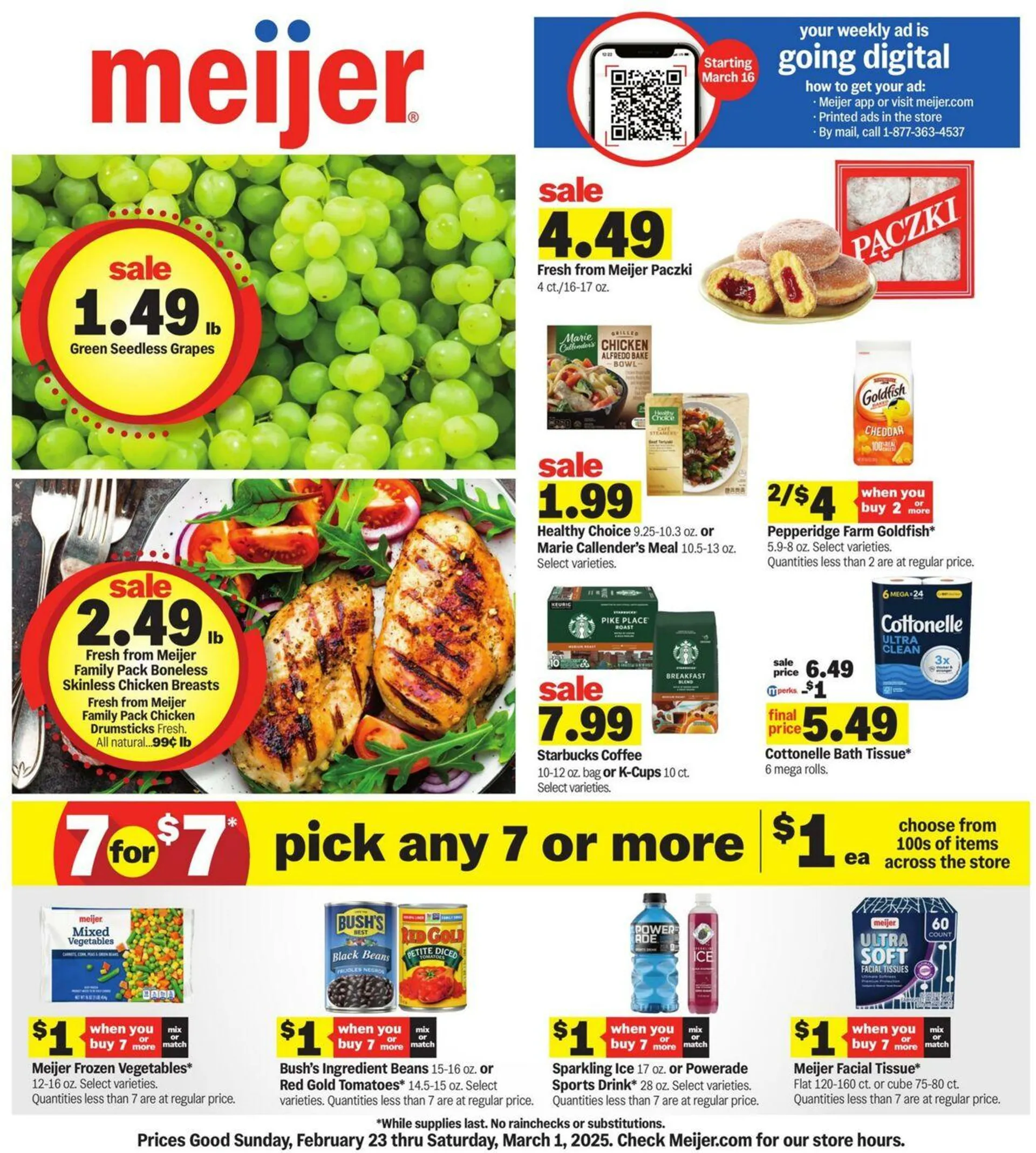 Catálogo de Meijer Current weekly ad 23 de febrero al 1 de marzo 2025 - Página 1